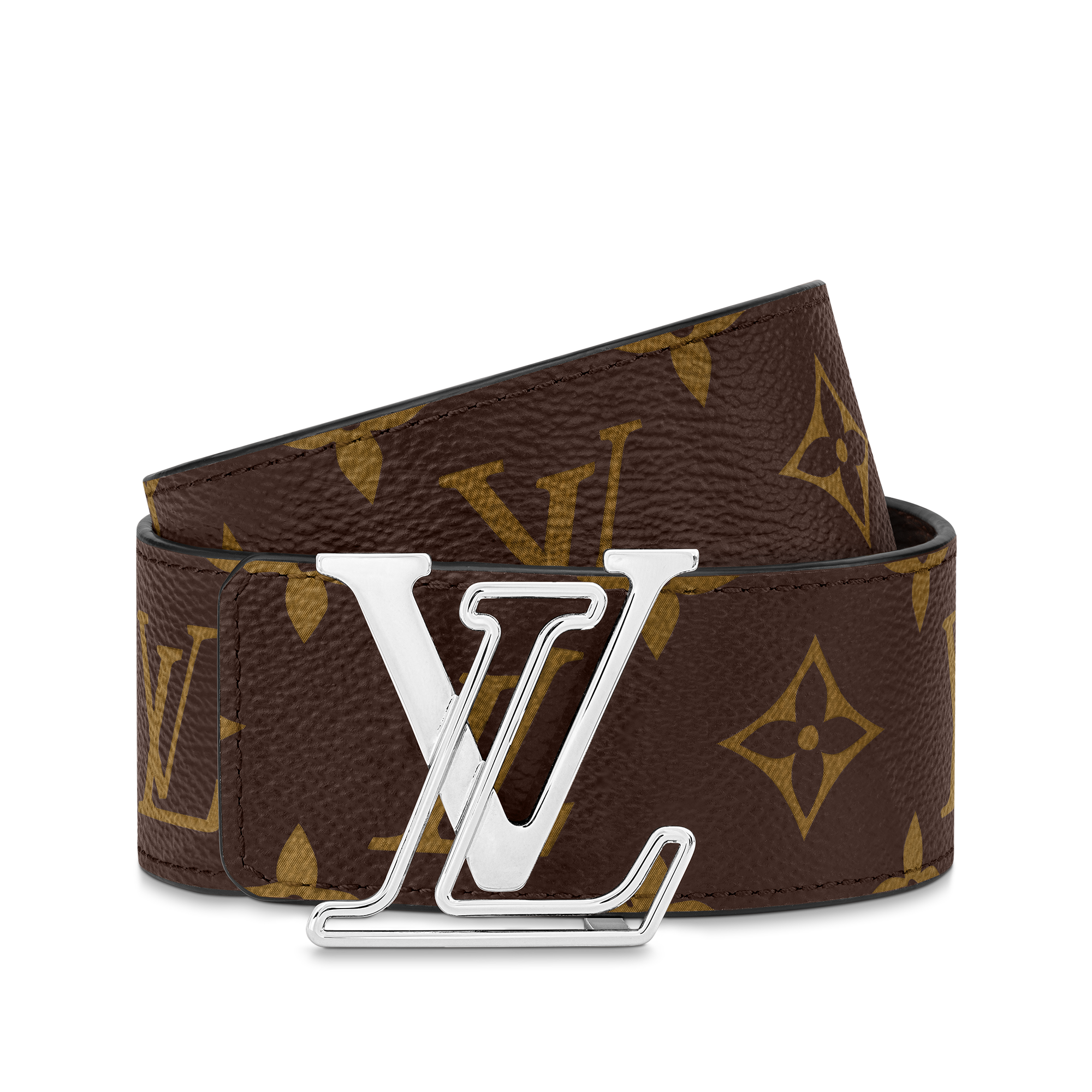เข็มขัดรุ่น LV Line ขนาด 40 มม. ใส่ได้ทั้งสองด้าน Monogram in ผู้ชาย