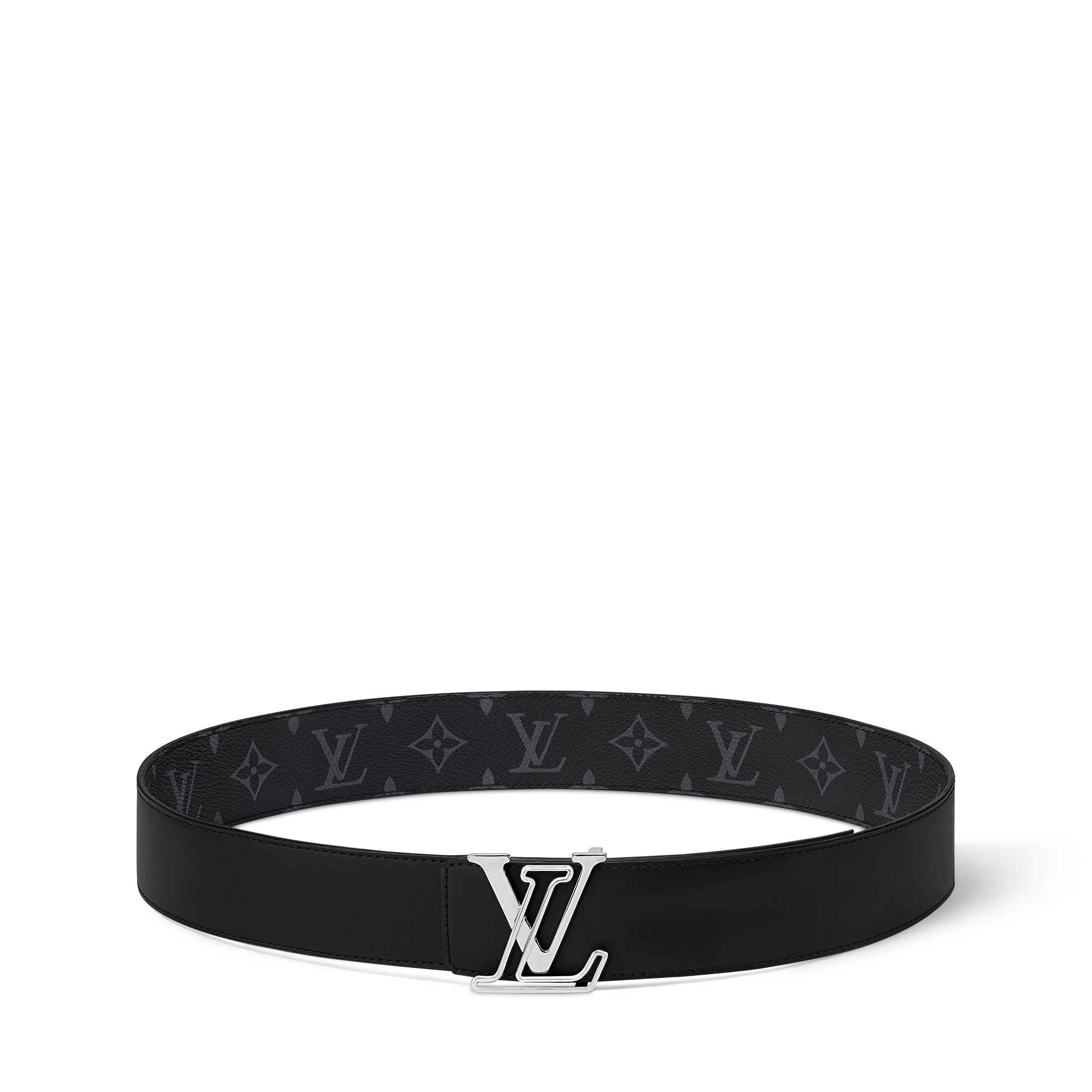 เข็มขัดรุ่น LV Line ขนาด 40 มม. ใส่ได้ทั้งสองด้าน Monogram Eclipse in ผู้ชาย