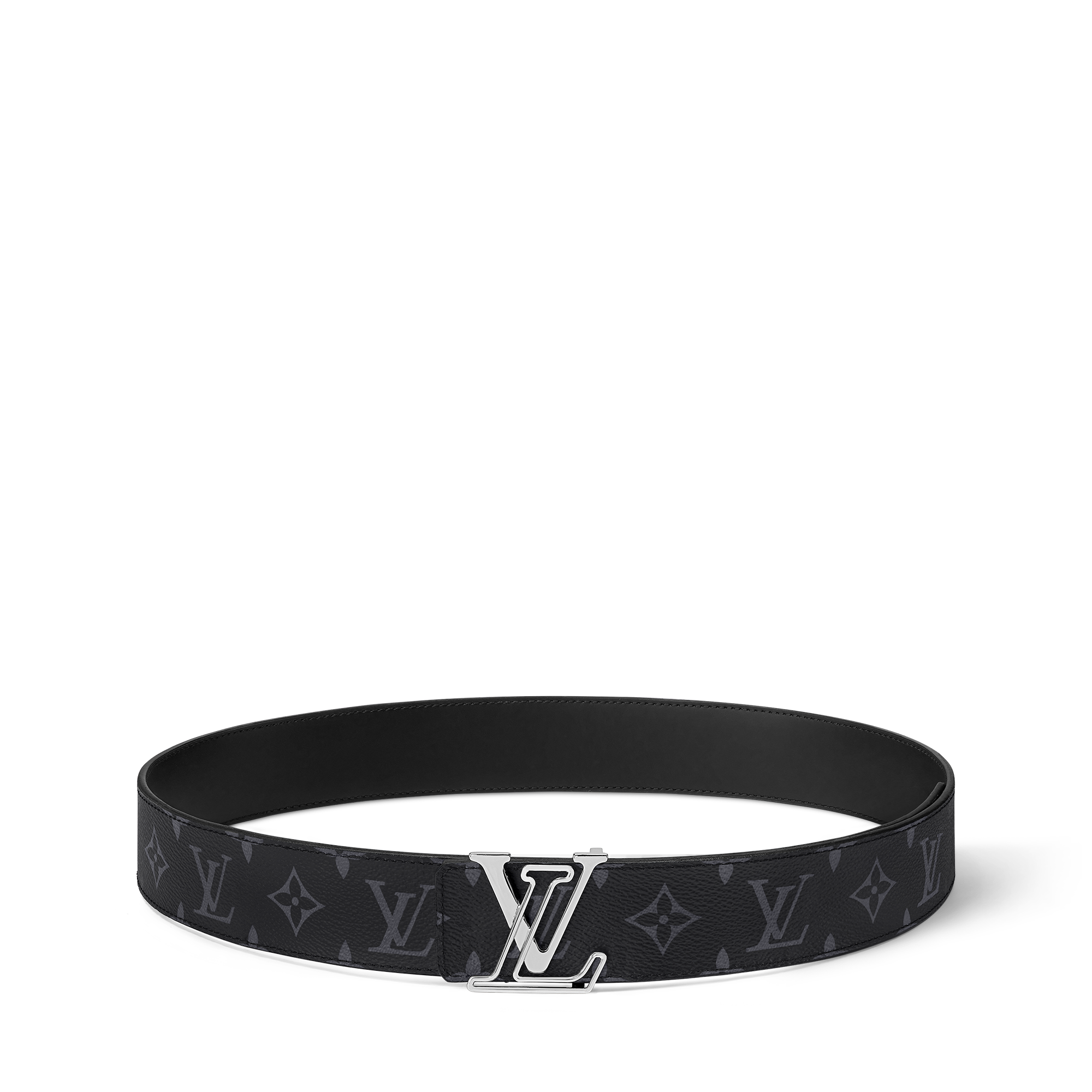เข็มขัดรุ่น LV Line ขนาด 40 มม. ใส่ได้ทั้งสองด้าน Monogram Eclipse in ผู้ชาย