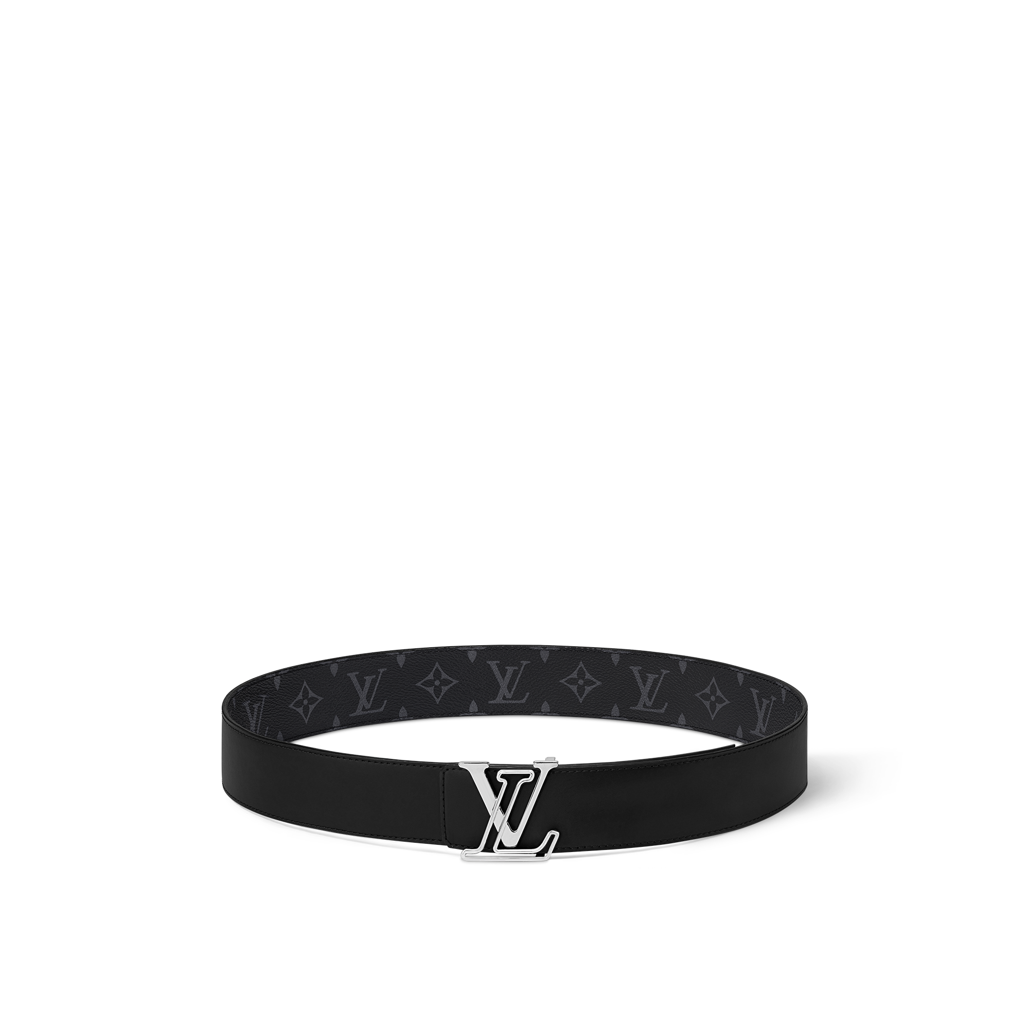 เข็มขัดรุ่น LV Line ขนาด 40 มม. ใส่ได้ทั้งสองด้าน Monogram Eclipse in ผู้ชาย