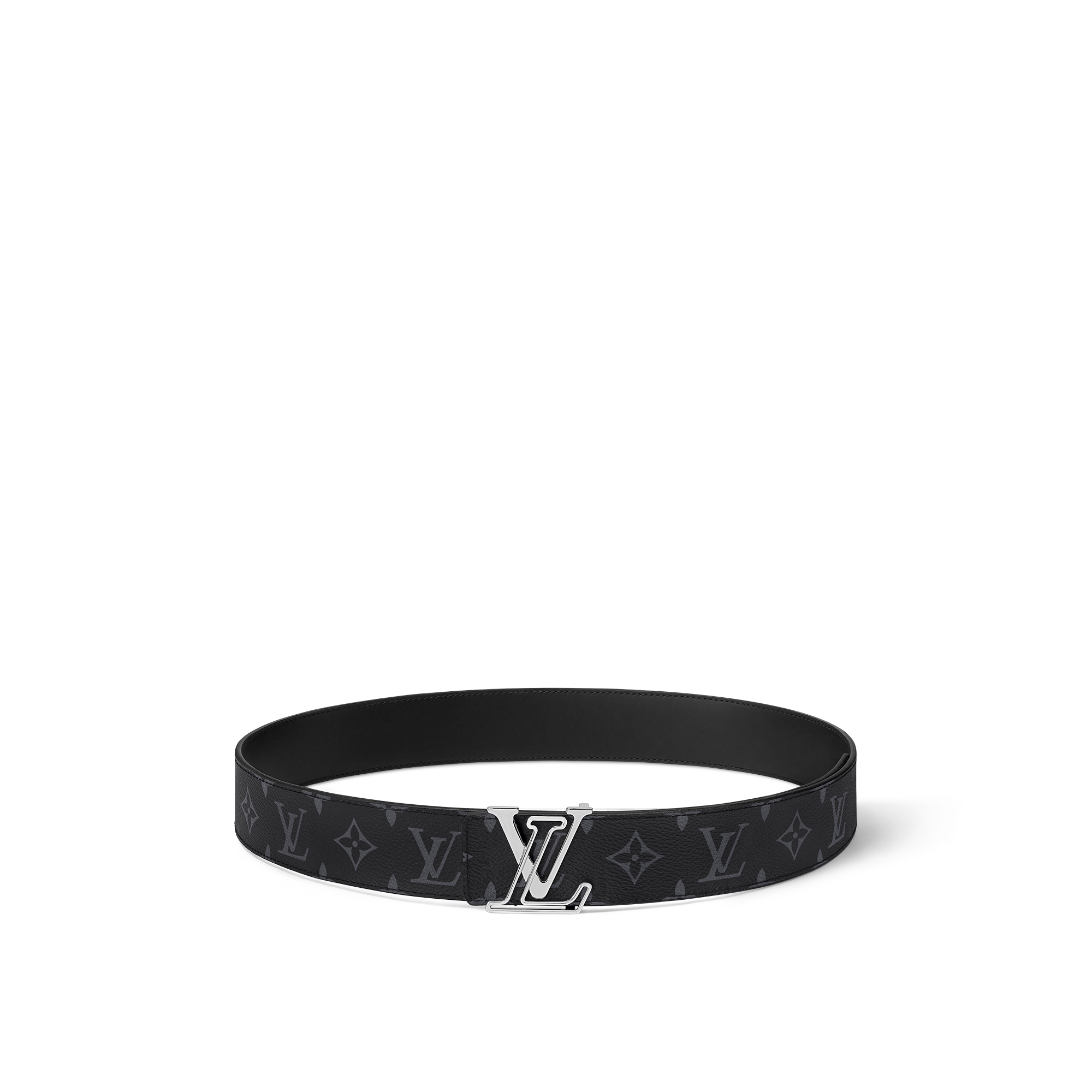 เข็มขัดรุ่น LV Line ขนาด 40 มม. ใส่ได้ทั้งสองด้าน Monogram Eclipse in ผู้ชาย