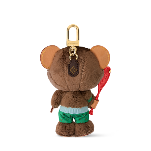 ชาร์มห้อยกระเป๋ารุ่น LV Louis Bear Tennis . in ผู้ชาย's แอคเซสเซอรี่ พวงกุญแจสำหรับผู้ชาย collections by Louis Vuitton (การย่อ/ขยายผลิตภัณฑ์)