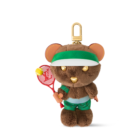 ชาร์มห้อยกระเป๋ารุ่น LV Louis Bear Tennis . in ผู้ชาย's แอคเซสเซอรี่ พวงกุญแจสำหรับผู้ชาย collections by Louis Vuitton (การย่อ/ขยายผลิตภัณฑ์)