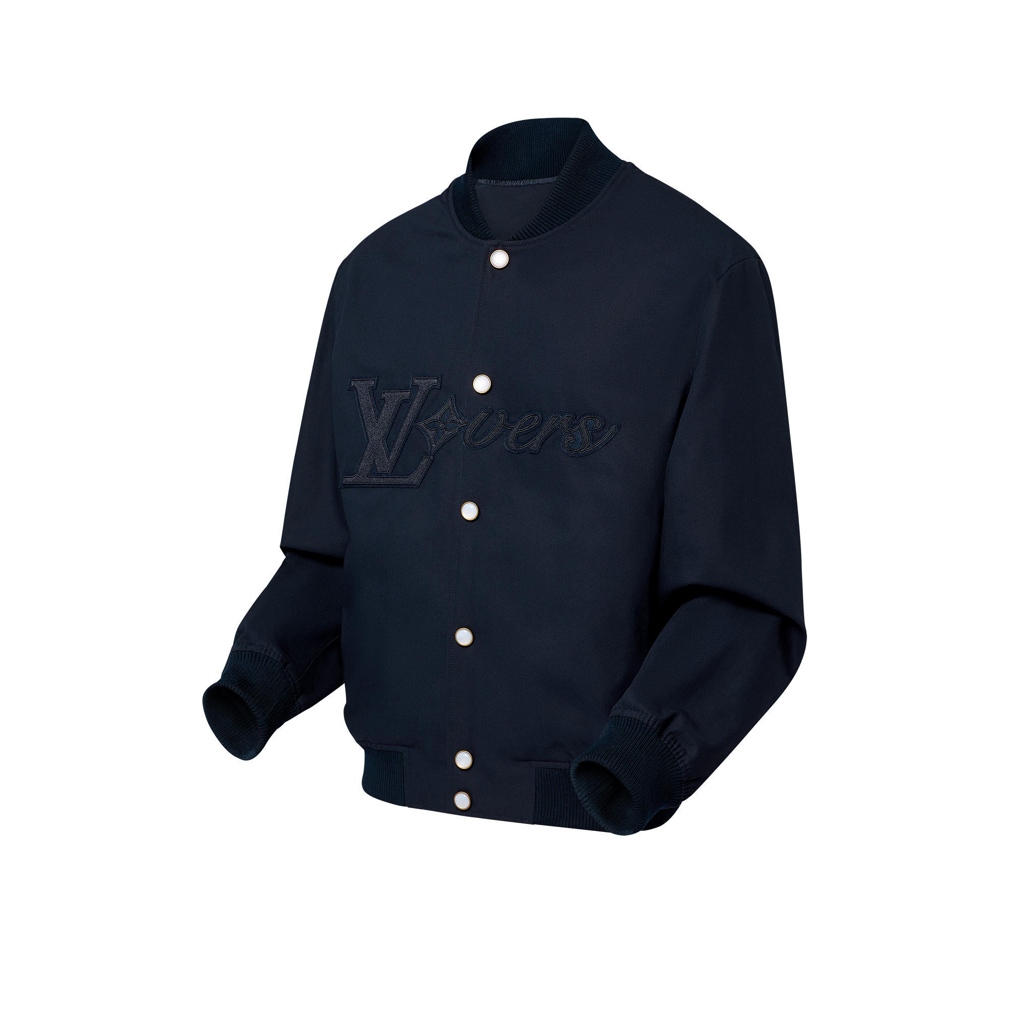 เสื้อแจ็คเก็ตบอมเบอร์ลาย LV Lovers  in ผู้ชาย