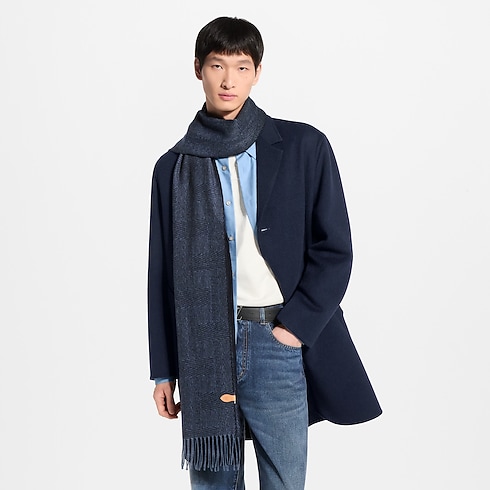 ผ้าพันคอรุ่น LV Malletier . in ผู้ชาย's แอคเซสเซอรี่ ผ้าพันคอสำหรับผู้ชาย collections by Louis Vuitton (การย่อ/ขยายผลิตภัณฑ์)