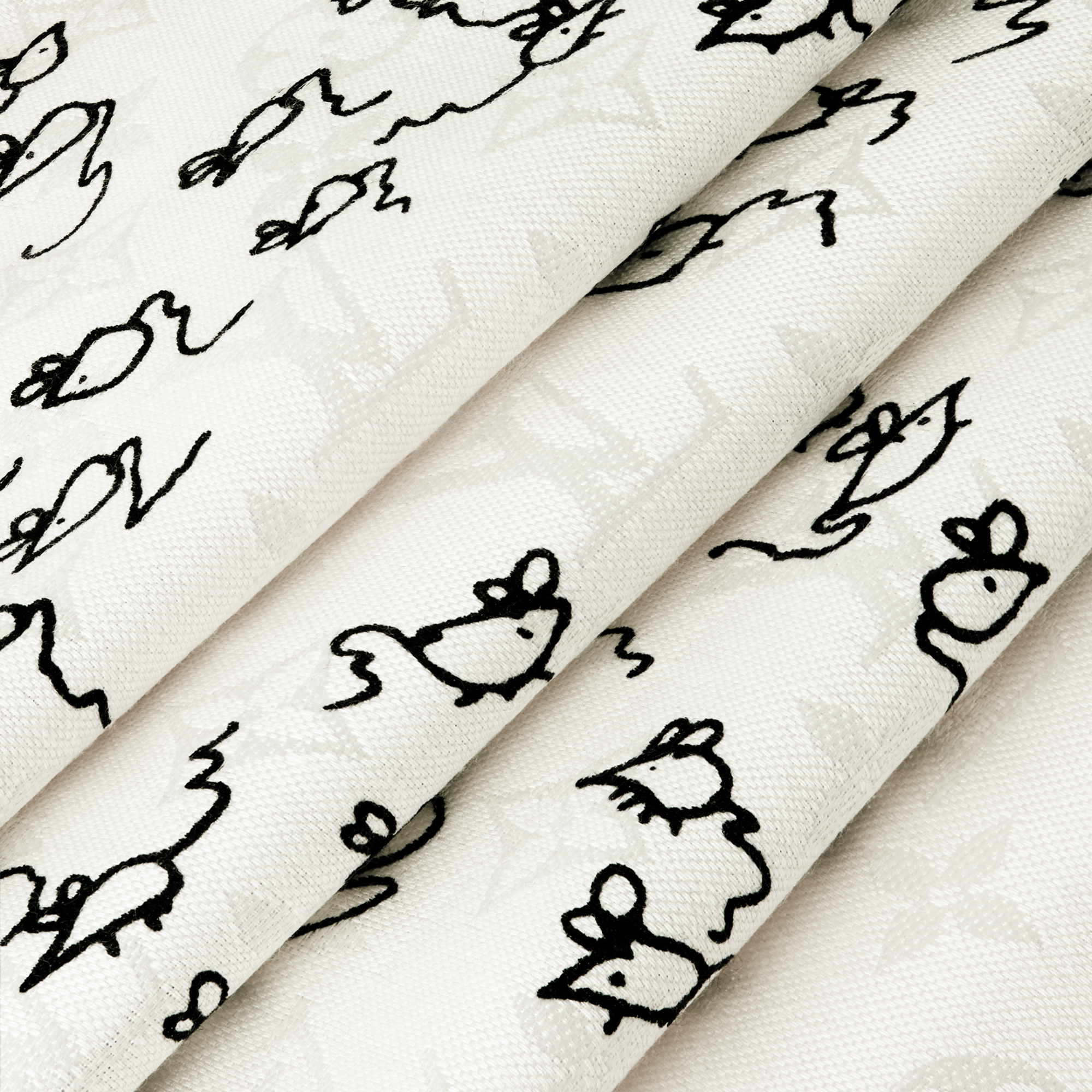 ผ้าคลุมไหล่รุ่น LV Mice Monogram Classique . in ผู้หญิง