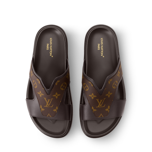 รองเท้าสวมเปิดส้นรุ่น LV Oasis in ผู้ชาย's รองเท้า รองเท้าแตะสำหรับผู้ชาย collections by Louis Vuitton (การย่อ/ขยายผลิตภัณฑ์)