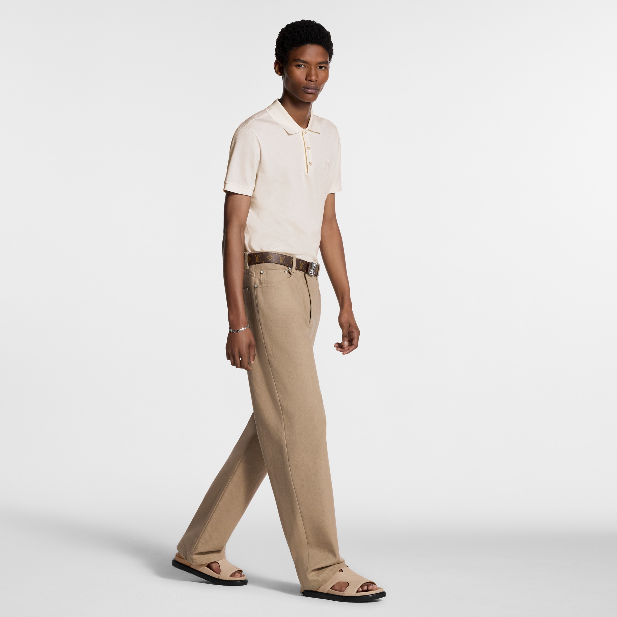 รองเท้าสวมเปิดส้นรุ่น LV Oasis  in ผู้ชาย