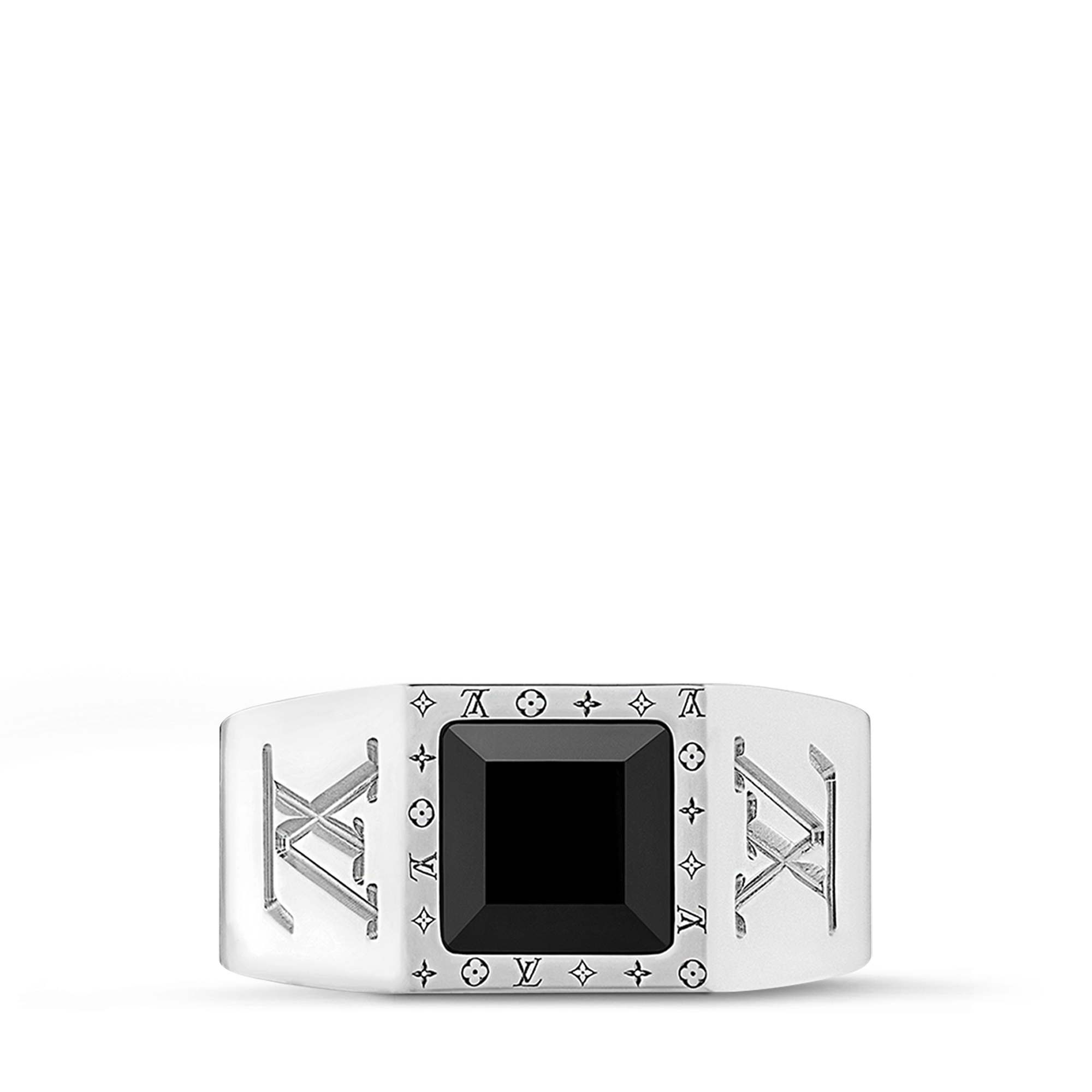 แหวนประทับตรา LV Onyx . in ผู้ชาย