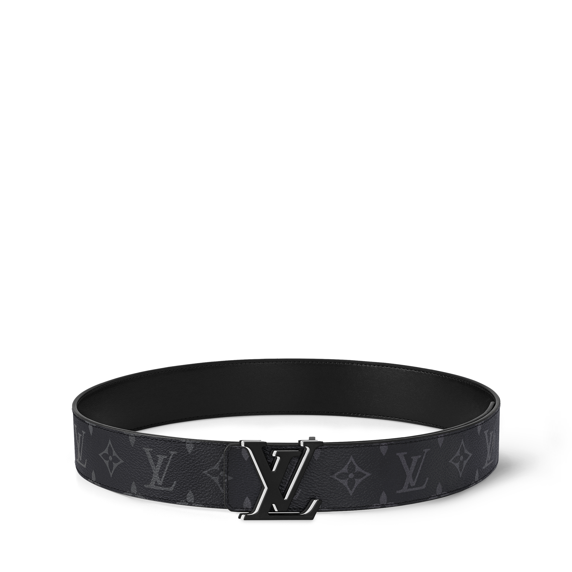 เข็มขัดรุ่น LV Optic ขนาด 40 มม. ใส่ได้ทั้งสองด้าน Monogram Eclipse in ผู้ชาย