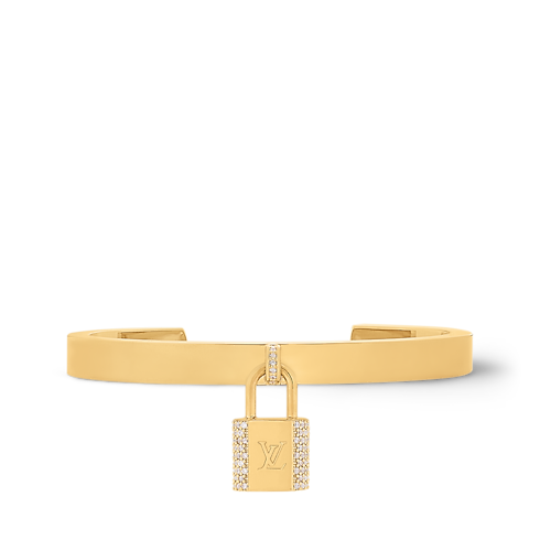 กำไลข้อมือ LV Padlock . in ผู้หญิง's แฟชั่นจิวเวลรี่ สร้อยข้อมือและกำไลข้อมือสำหรับผู้หญิง collections by Louis Vuitton (การย่อ/ขยายผลิตภัณฑ์)