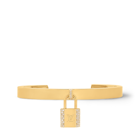 กำไลข้อมือ LV Padlock . in ผู้หญิง's แฟชั่นจิวเวลรี่ สร้อยข้อมือและกำไลข้อมือสำหรับผู้หญิง collections by Louis Vuitton (การย่อ/ขยายผลิตภัณฑ์)