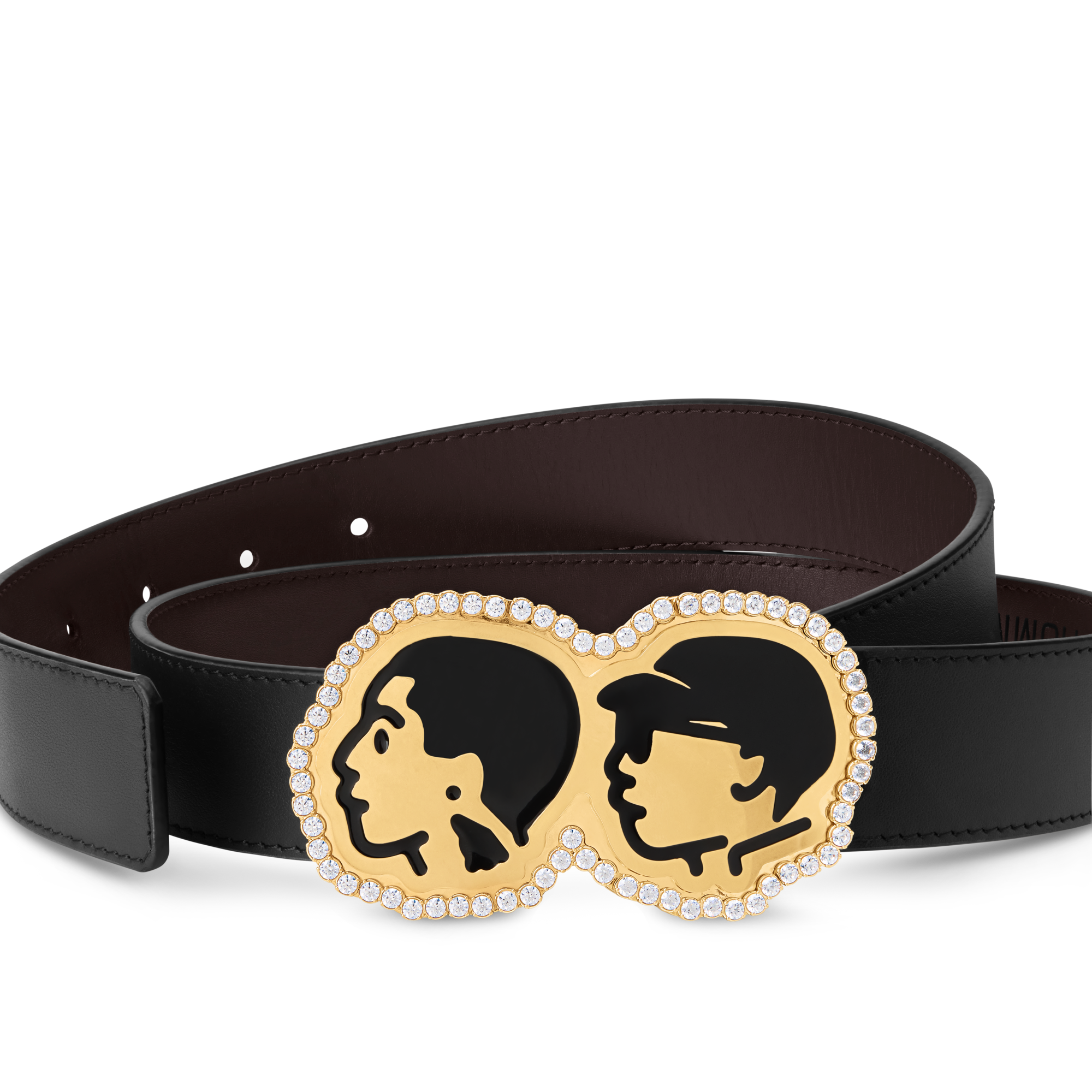 เข็มขัดรุ่น LV Phriendship ขนาด 32 มม. ใส่ได้ทั้งสองด้าน  in ผู้ชาย