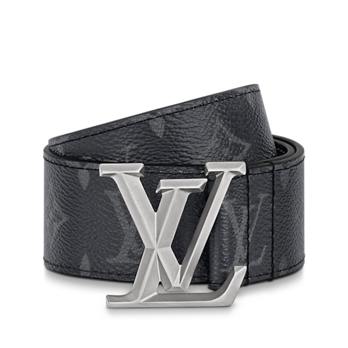 เข็มขัดรุ่น LV Pyramide ขนาด 40 มม. Monogram Eclipse in ผู้ชาย's แอคเซสเซอรี่ ผลิตภัณฑ์ใหม่ประจำฤดูกาล collections by Louis Vuitton (การย่อ/ขยายผลิตภัณฑ์)