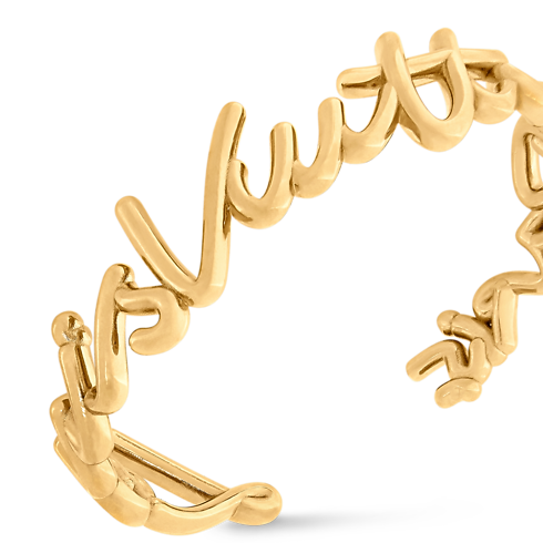 สร้อยข้อมือ LV Script . in ผู้หญิง's แฟชั่นจิวเวลรี่ สร้อยข้อมือและกำไลข้อมือสำหรับผู้หญิง collections by Louis Vuitton (การย่อ/ขยายผลิตภัณฑ์)
