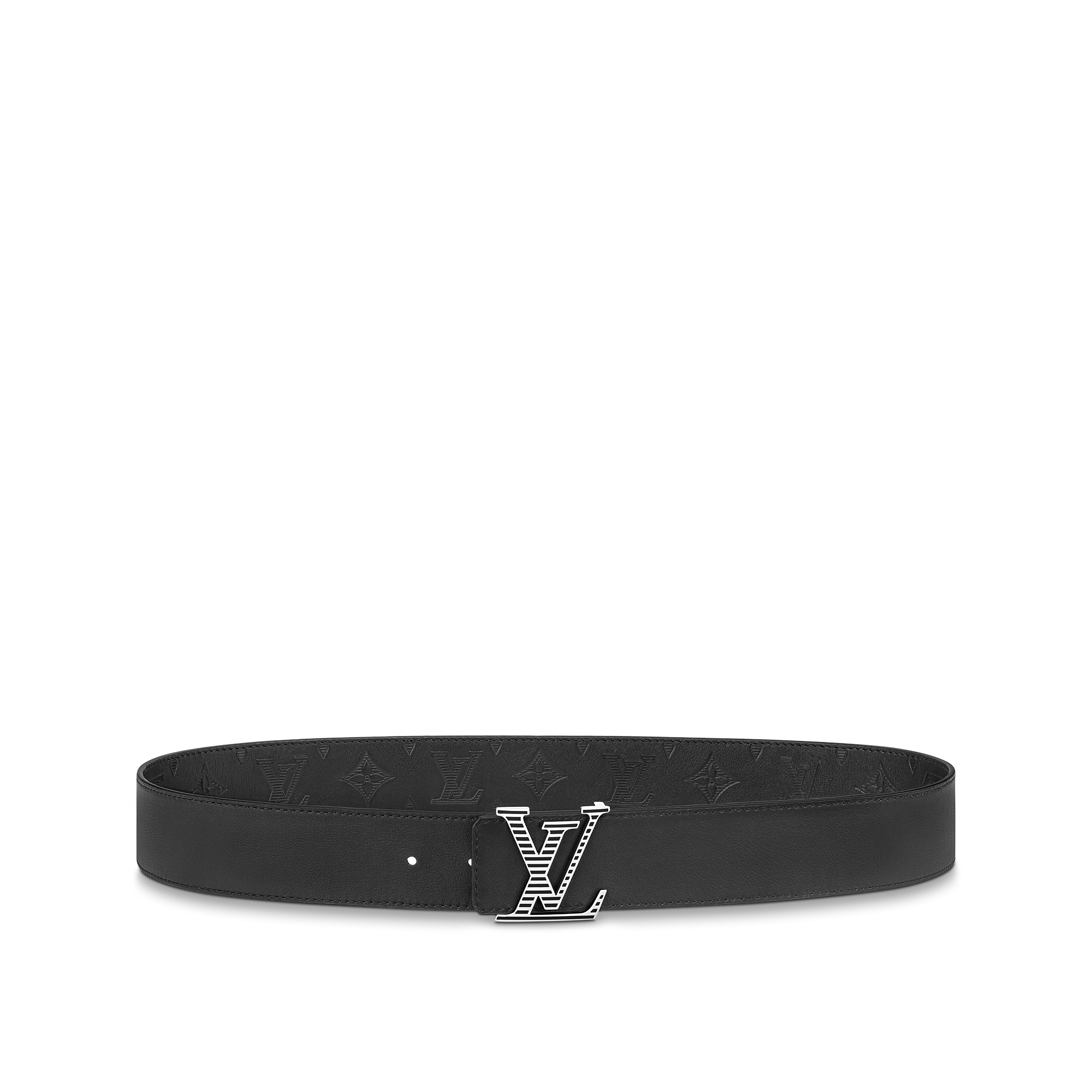 เข็มขัดรุ่น LV Shadow ขนาด 40 มม. ใส่ได้ทั้งสองด้าน  in ผู้ชาย