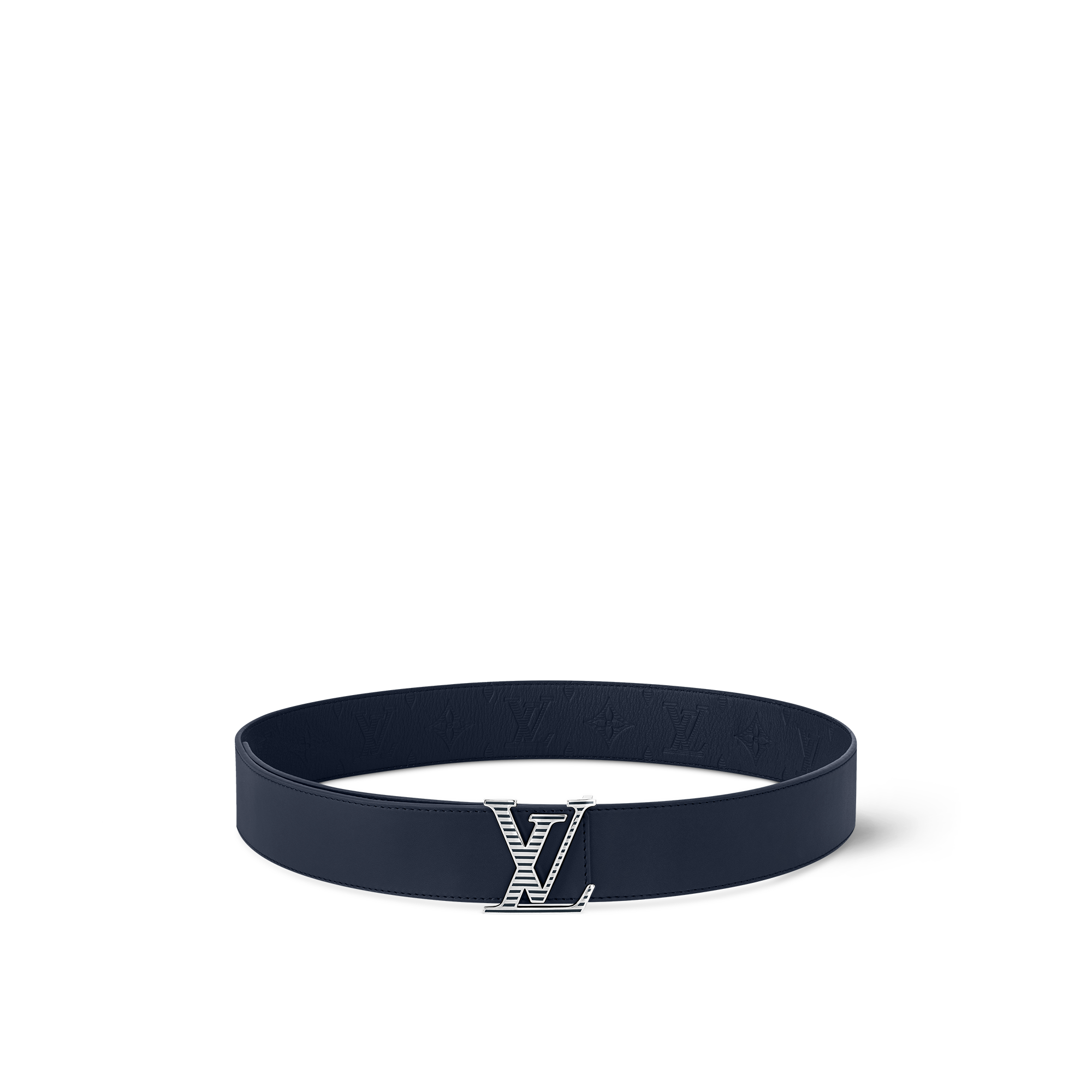 เข็มขัดรุ่น LV Shadow ขนาด 40 มม. ใส่ได้ทั้งสองด้าน  in ผู้ชาย