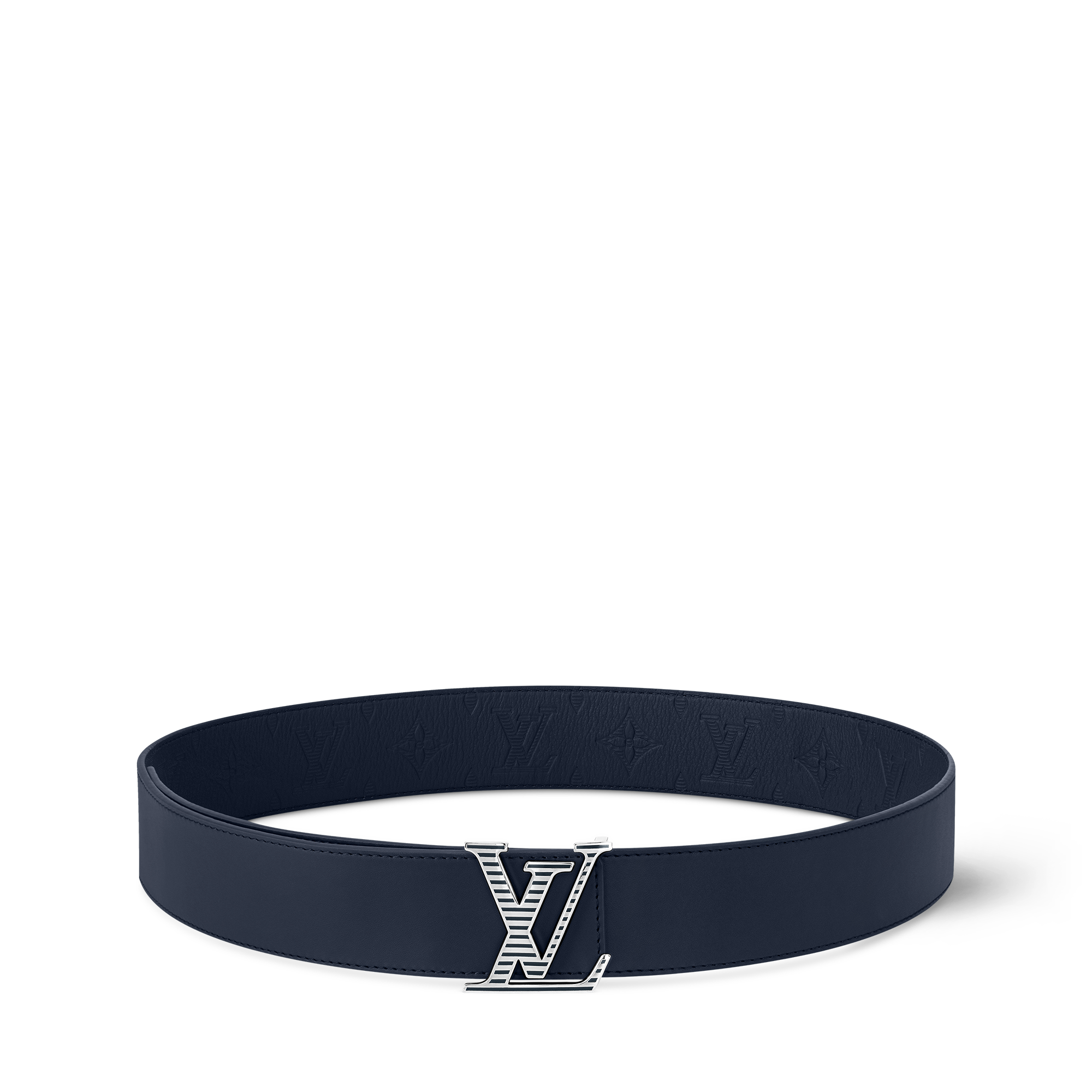 เข็มขัดรุ่น LV Shadow ขนาด 40 มม. ใส่ได้ทั้งสองด้าน  in ผู้ชาย