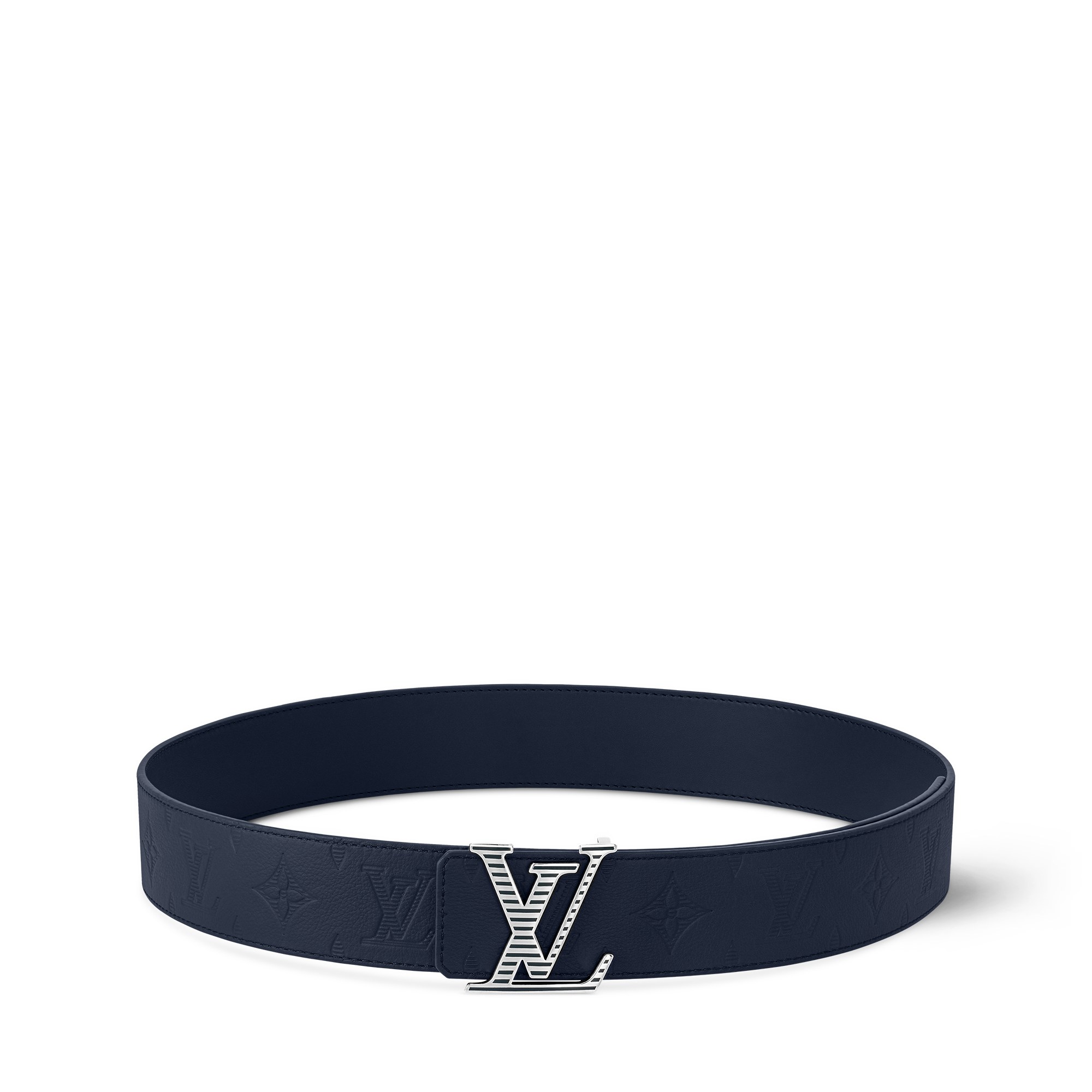 เข็มขัดรุ่น LV Shadow ขนาด 40 มม. ใส่ได้ทั้งสองด้าน  in ผู้ชาย