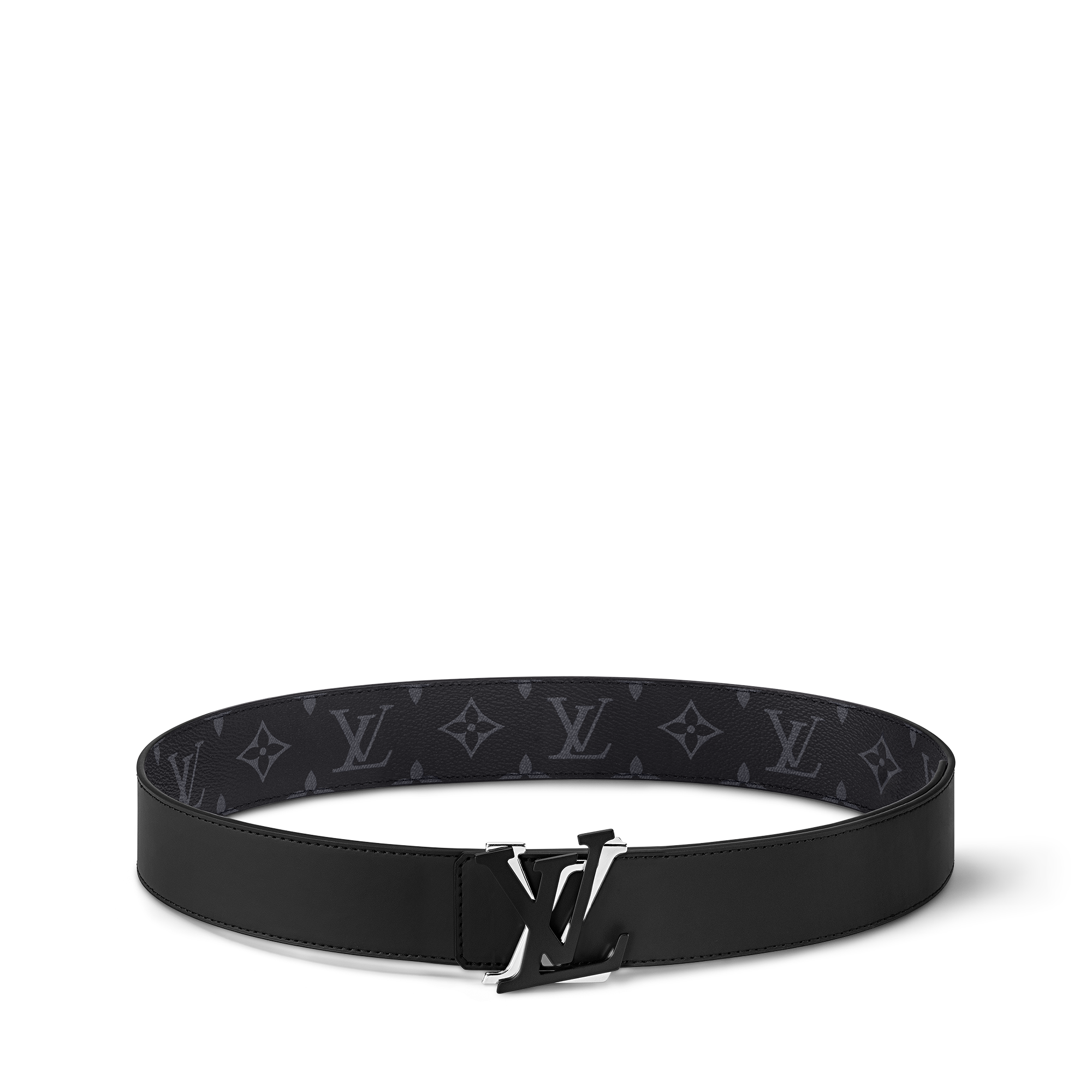 เข็มขัดรุ่น LV Shake ขนาด 40 มม. ใส่ได้ทั้งสองด้าน Monogram Eclipse in ผู้ชาย