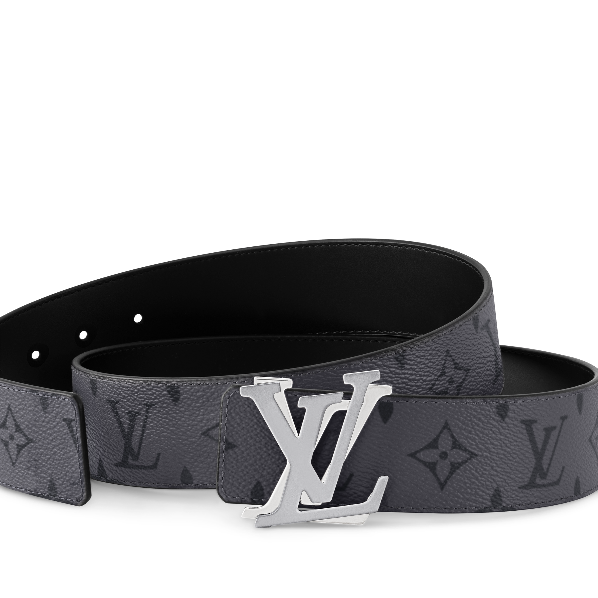 เข็มขัดรุ่น LV Shake ขนาด 40 มม. ใส่ได้ทั้งสองด้าน G66 in ผู้ชาย