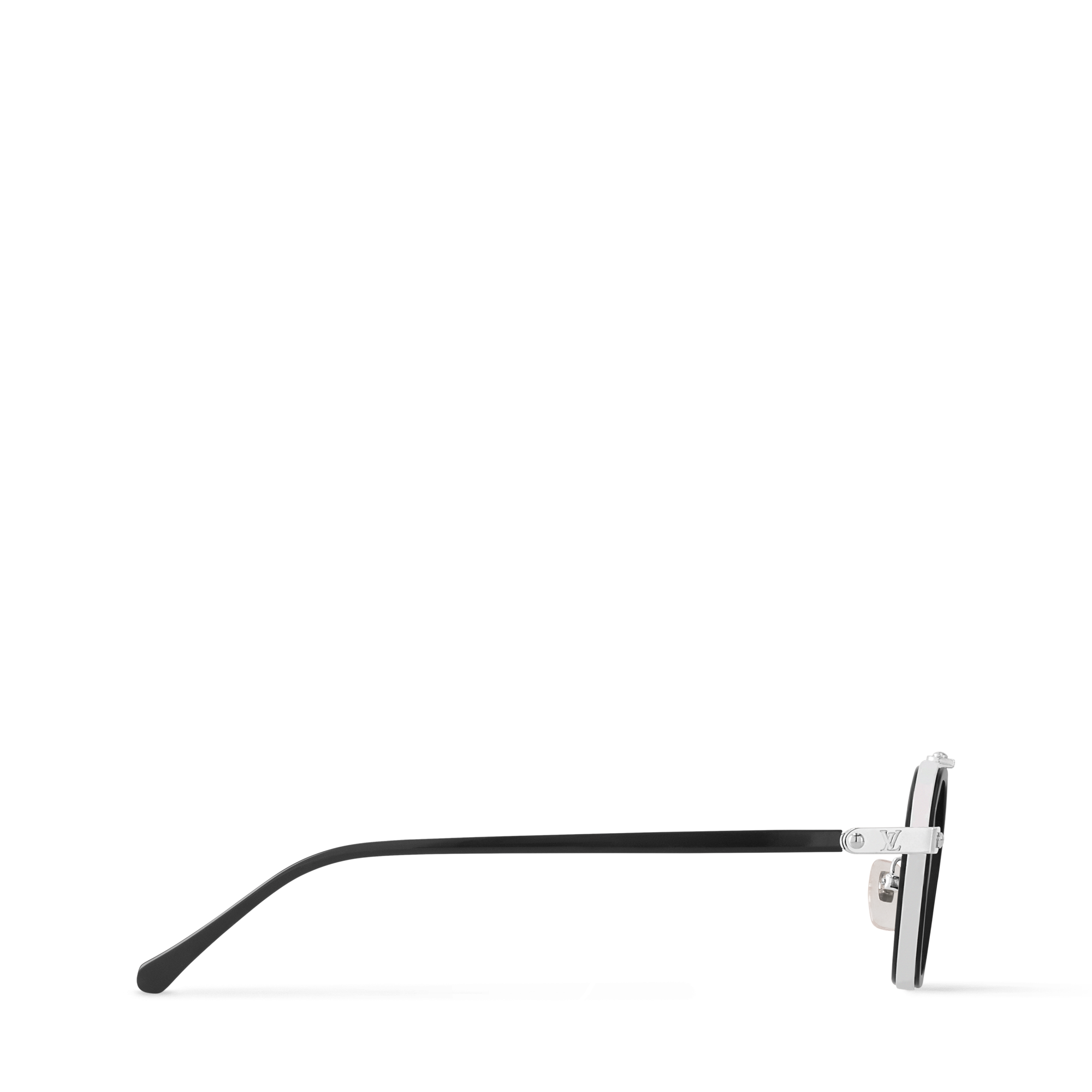 แว่นตากันแดดทรงกลมรุ่น LV Signature Duo . in ผู้ชาย