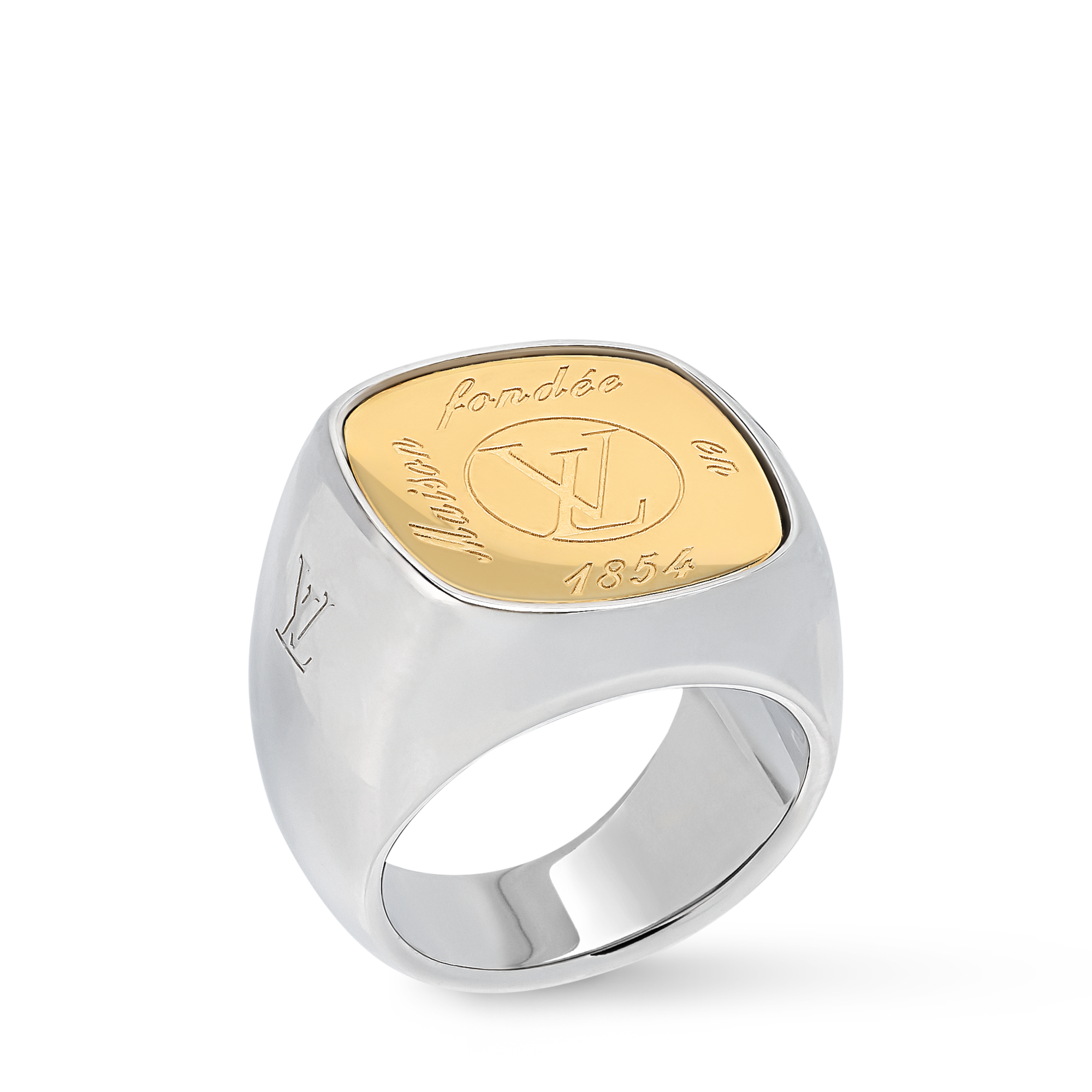 แหวนประทับตรา LV . in ผู้หญิง