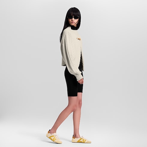 รองเท้ารุ่น LV Sneakerina in ผู้หญิง's รองเท้า รองเท้าผ้าใบสำหรับผู้หญิง collections by Louis Vuitton (การย่อ/ขยายผลิตภัณฑ์)