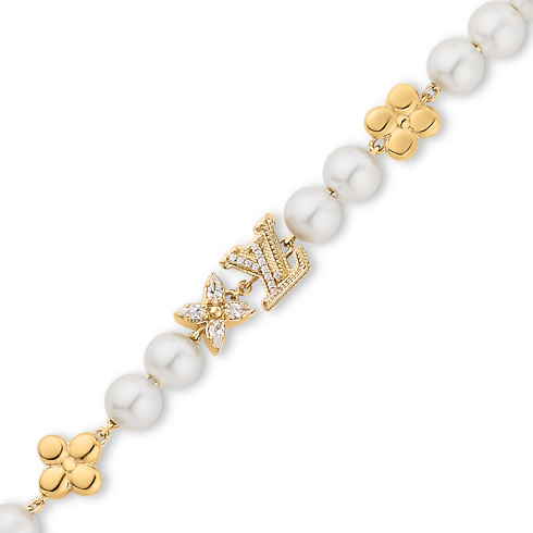 กำไลข้อมือ LV Sparkling Pearls . in ผู้หญิง's แฟชั่นจิวเวลรี่ เครื่องประดับสำหรับผู้หญิง collections by Louis Vuitton (การย่อ/ขยายผลิตภัณฑ์)