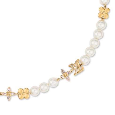 สร้อยคอ LV Sparkling Pearls . in ผู้หญิง's แฟชั่นจิวเวลรี่ เครื่องประดับสำหรับผู้หญิง collections by Louis Vuitton (การย่อ/ขยายผลิตภัณฑ์)