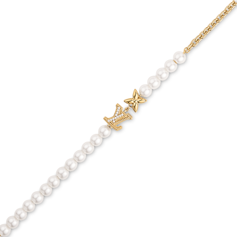 สร้อยคอยาว LV Sparkling Pearls . in ผู้หญิง's แฟชั่นจิวเวลรี่ เครื่องประดับสำหรับผู้หญิง collections by Louis Vuitton (การย่อ/ขยายผลิตภัณฑ์)