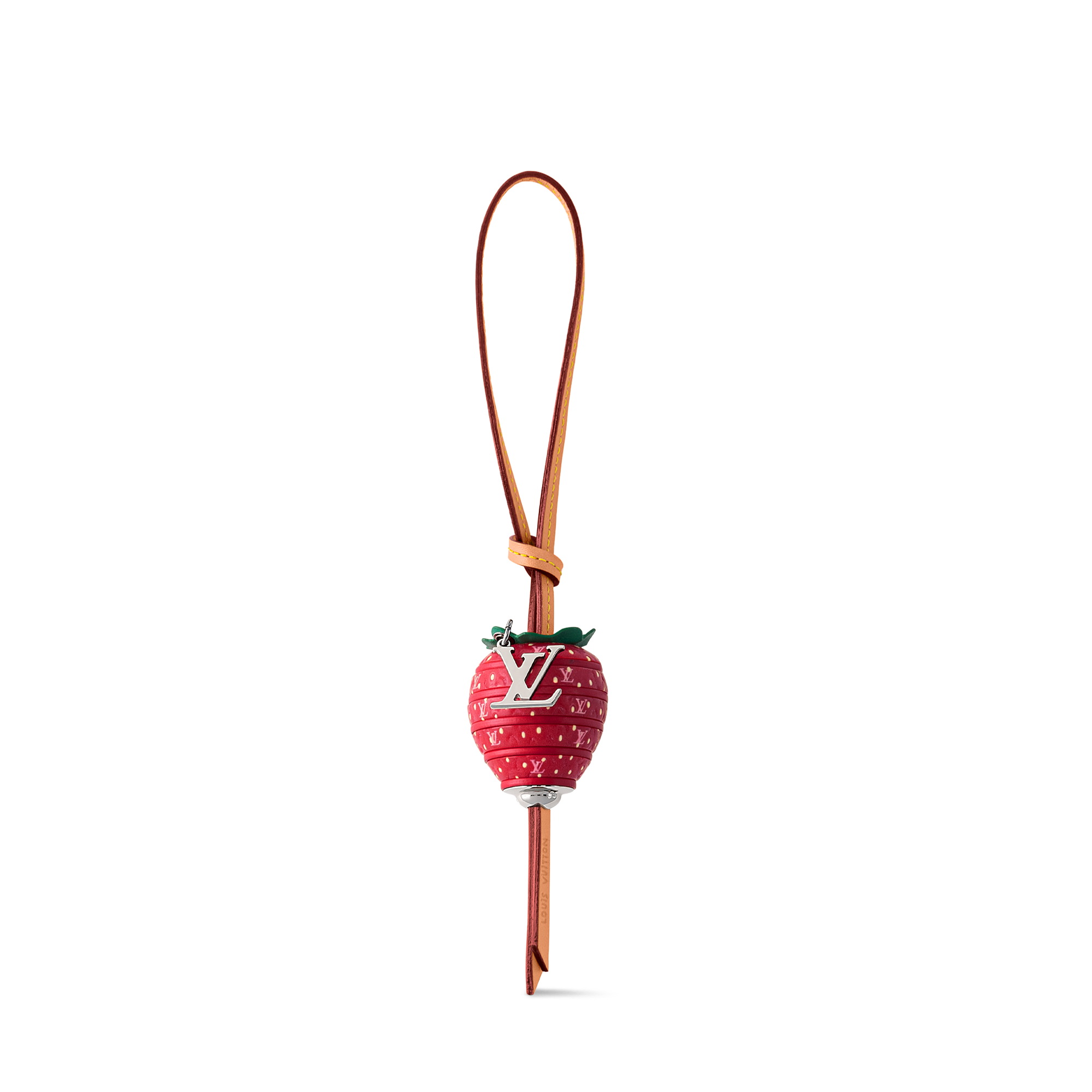 ชาร์มห้อยกระเป๋ารุ่น LV Strawberry . in ผู้ชาย