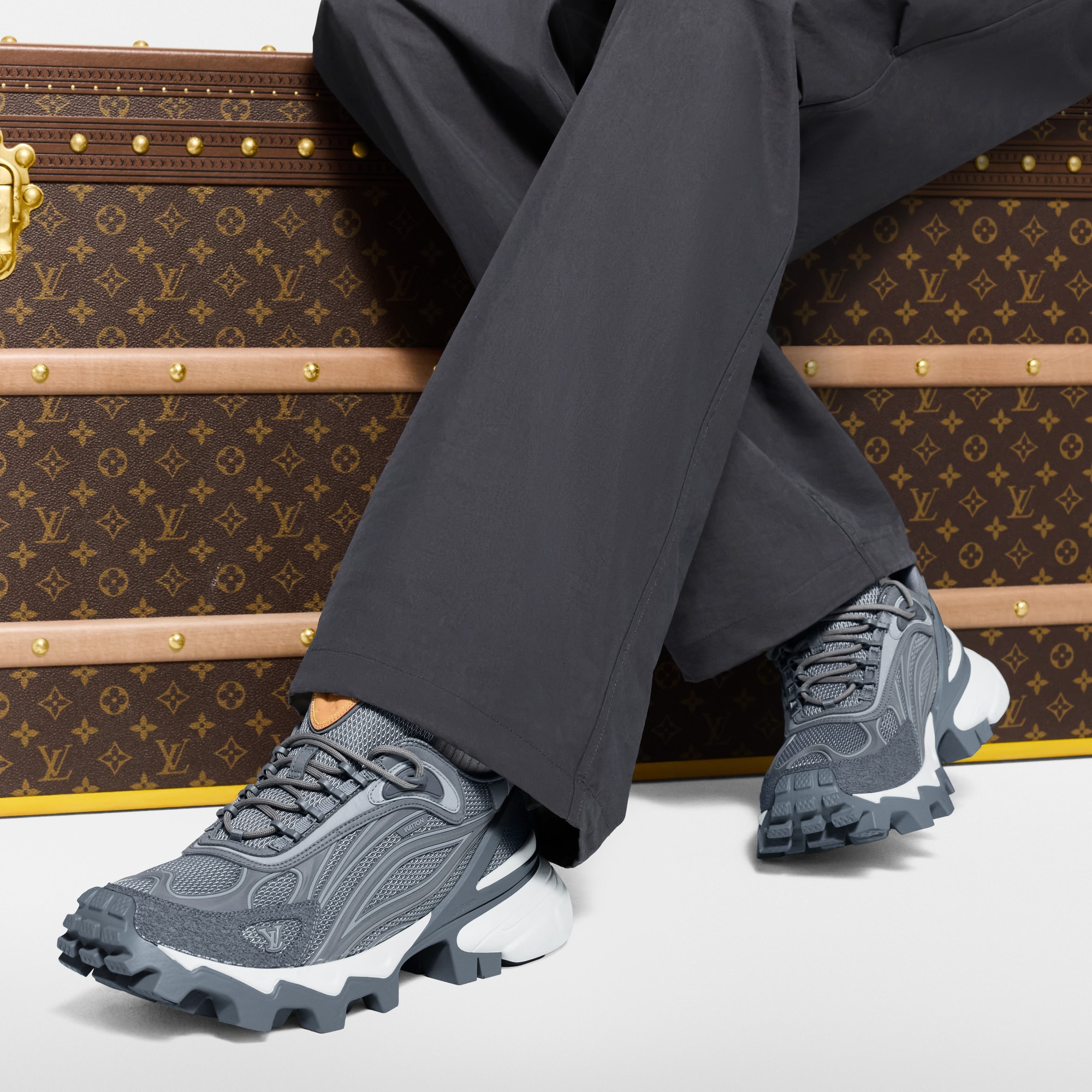 รองเท้าผ้าใบรุ่น LV Summit  in ผู้ชาย