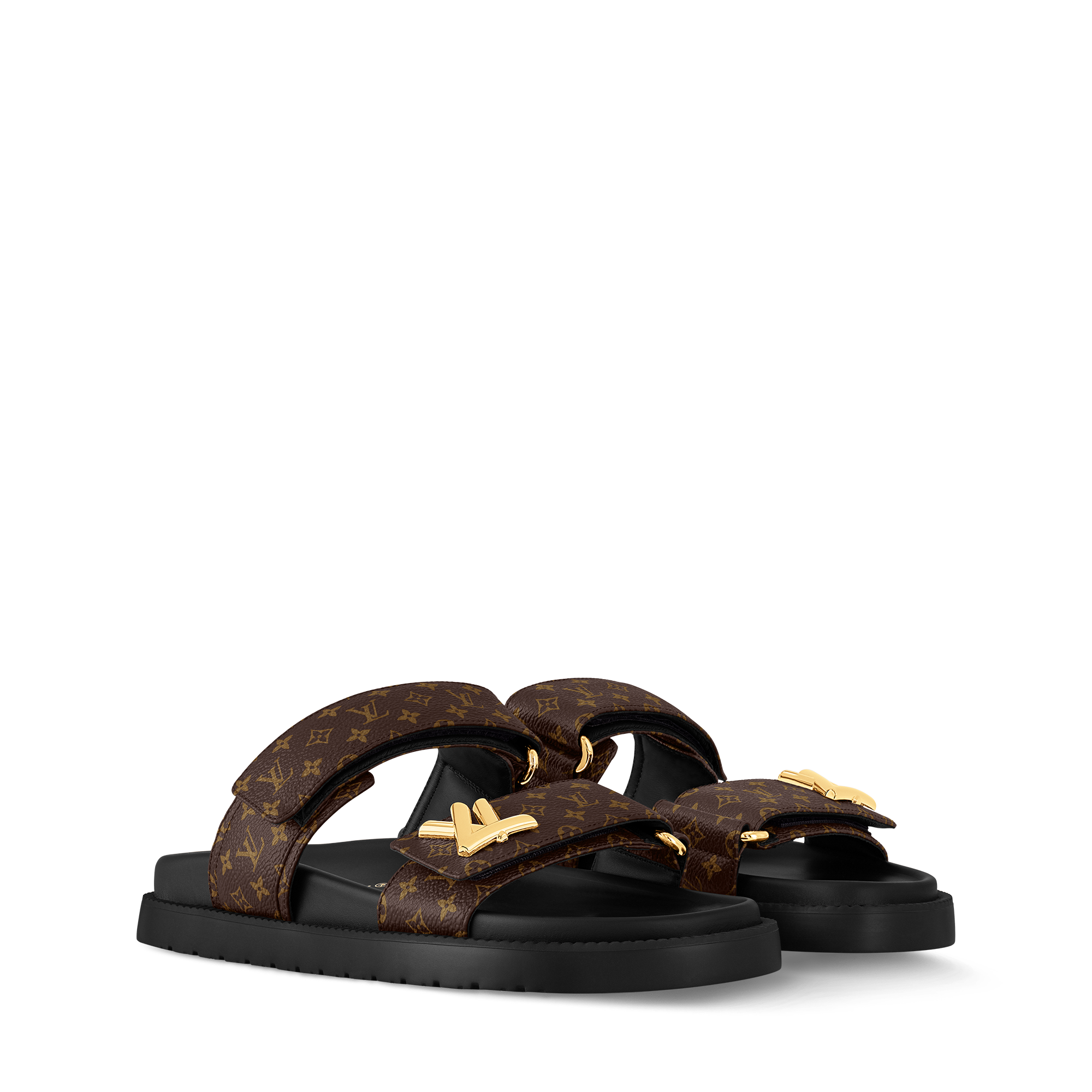 รองเท้าสวมเปิดส้นแบนรุ่น LV Sunset Comfort  in ผู้หญิง