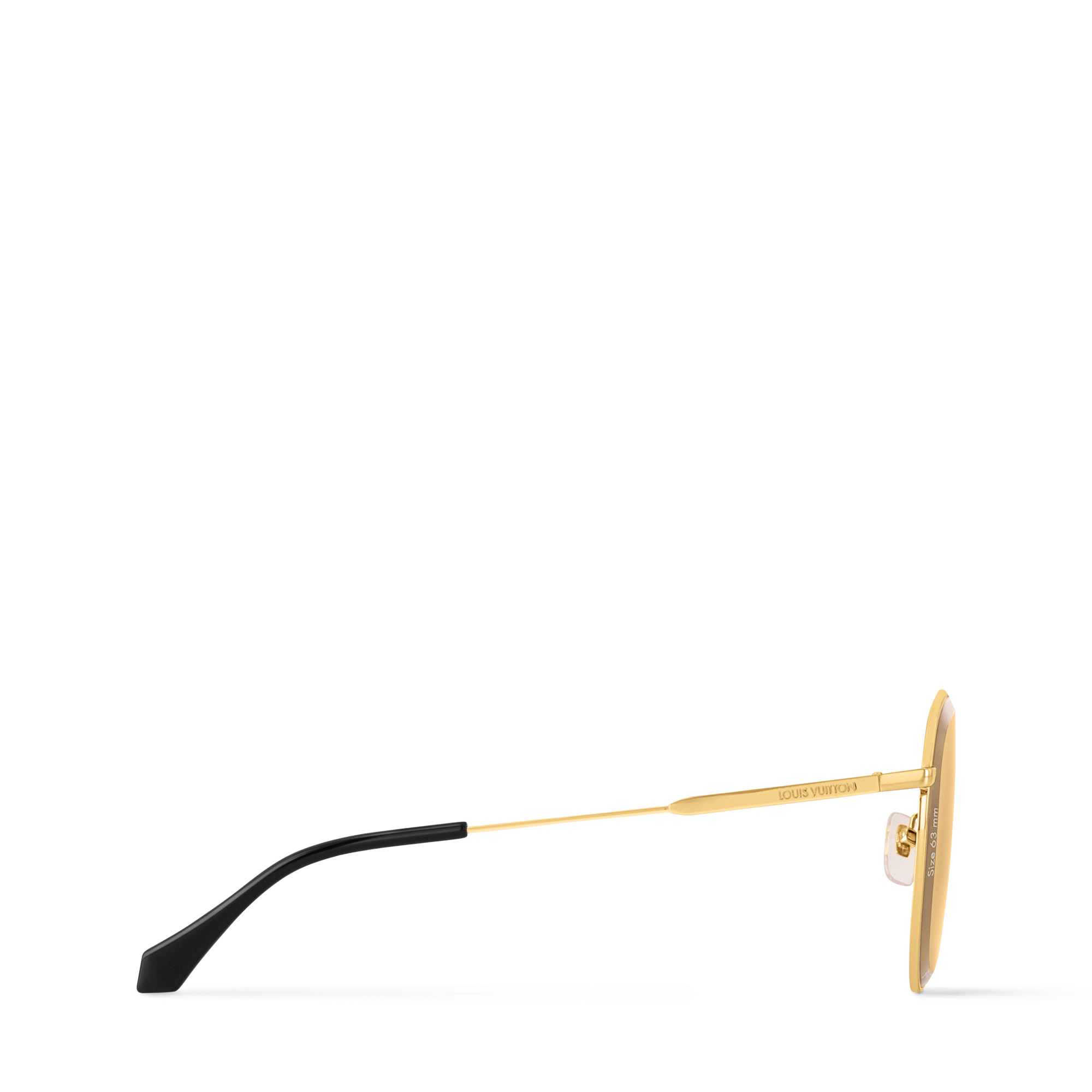 แว่นตากันแดดกรอบโลหะทรงนักบินรุ่น LV Super Vision . in ผู้ชาย