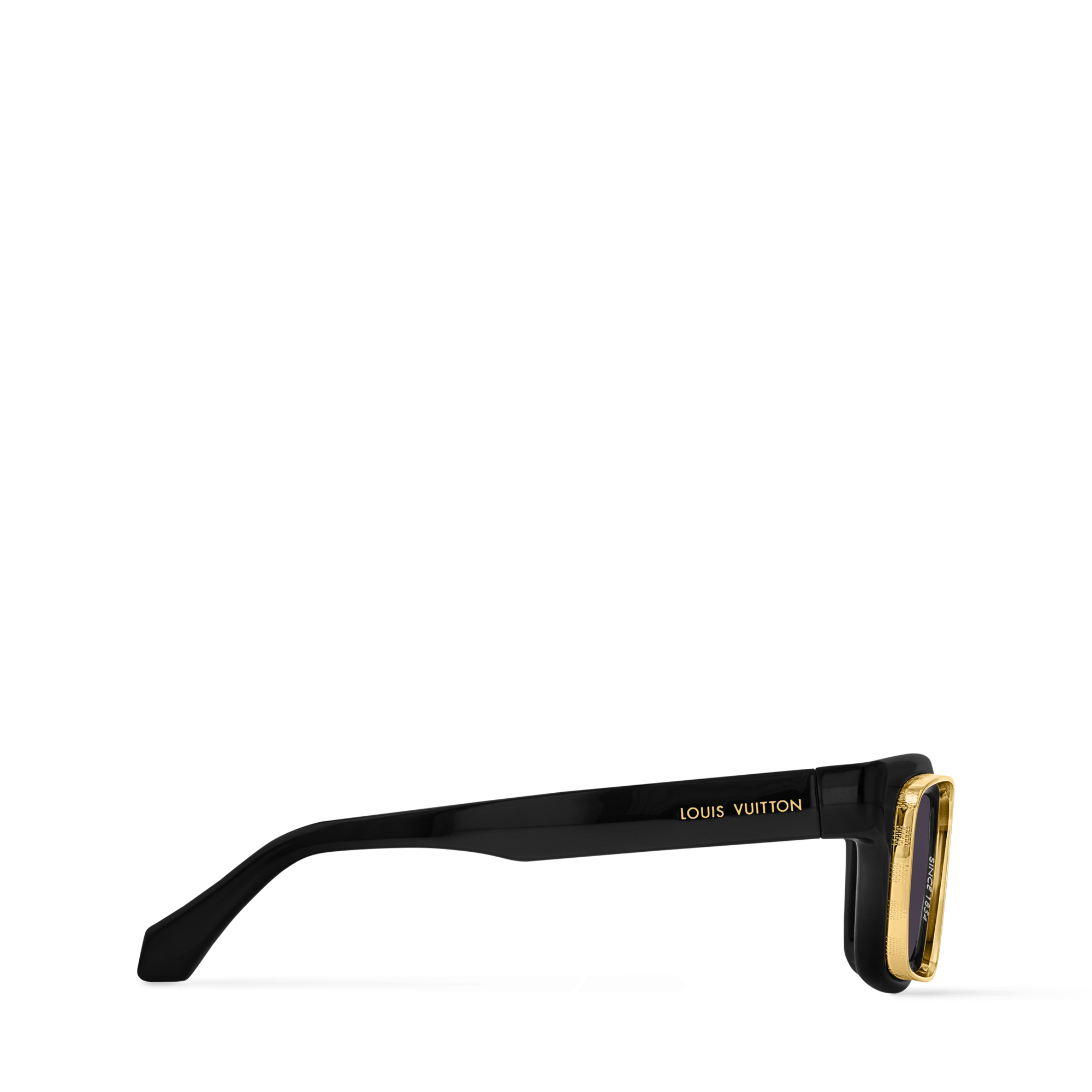 แว่นตากันแดดทรงสี่เหลี่ยมรุ่น LV Super Vision . in ผู้ชาย