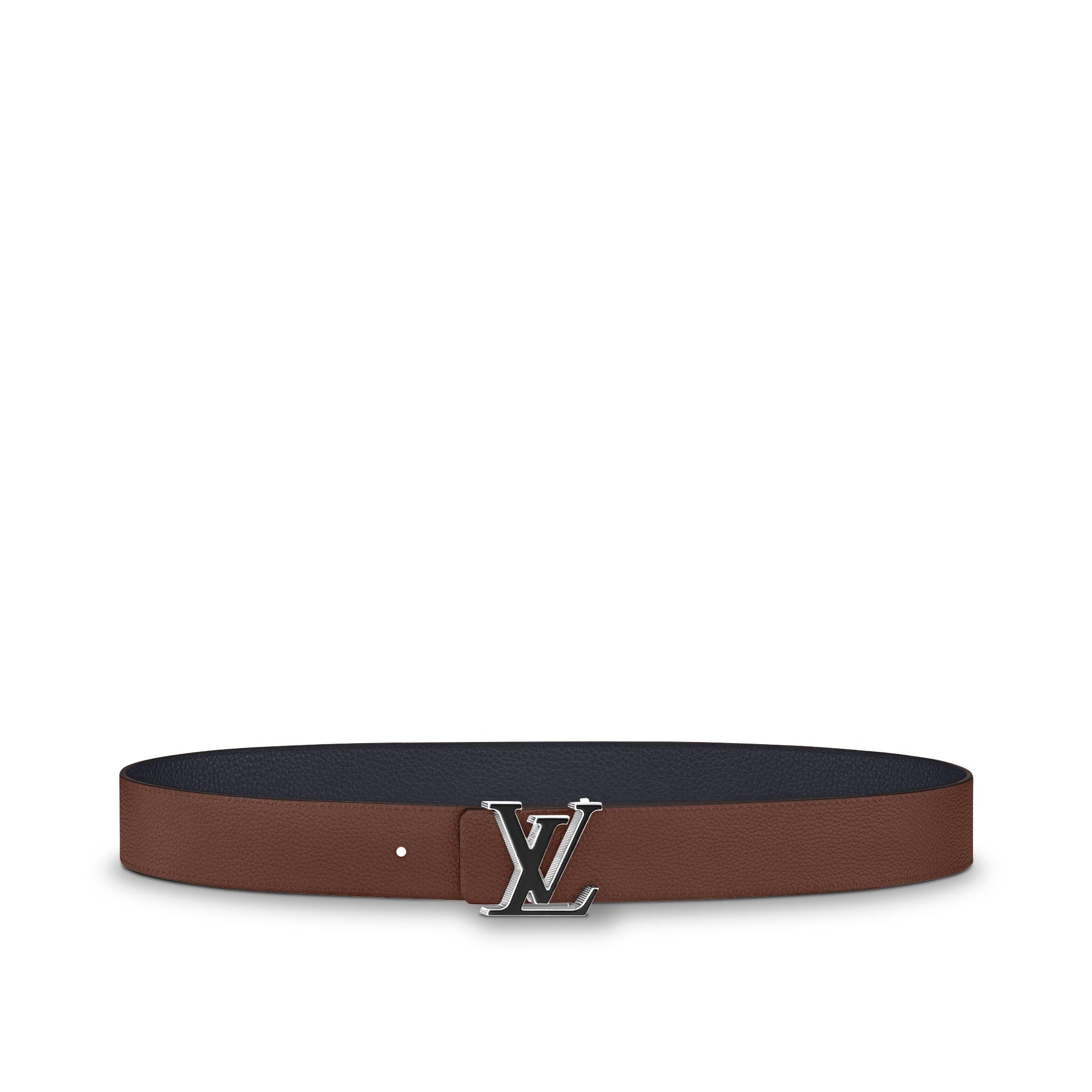 เข็มขัดรุ่น LV Tilt ขนาด 40 มม. ใส่ได้ทั้งสองด้าน หนัง Taurillon in ผู้ชาย