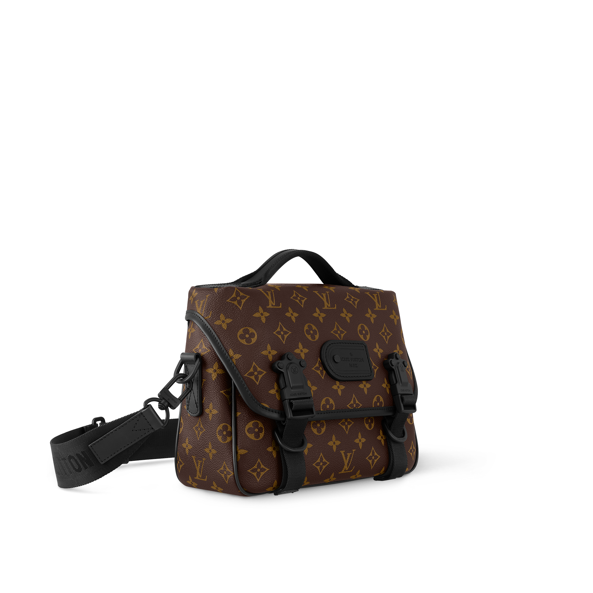 กระเป๋าแมสเซนเจอร์รุ่น LV Trail Monogram Macassar แคนวาส in ผู้ชาย