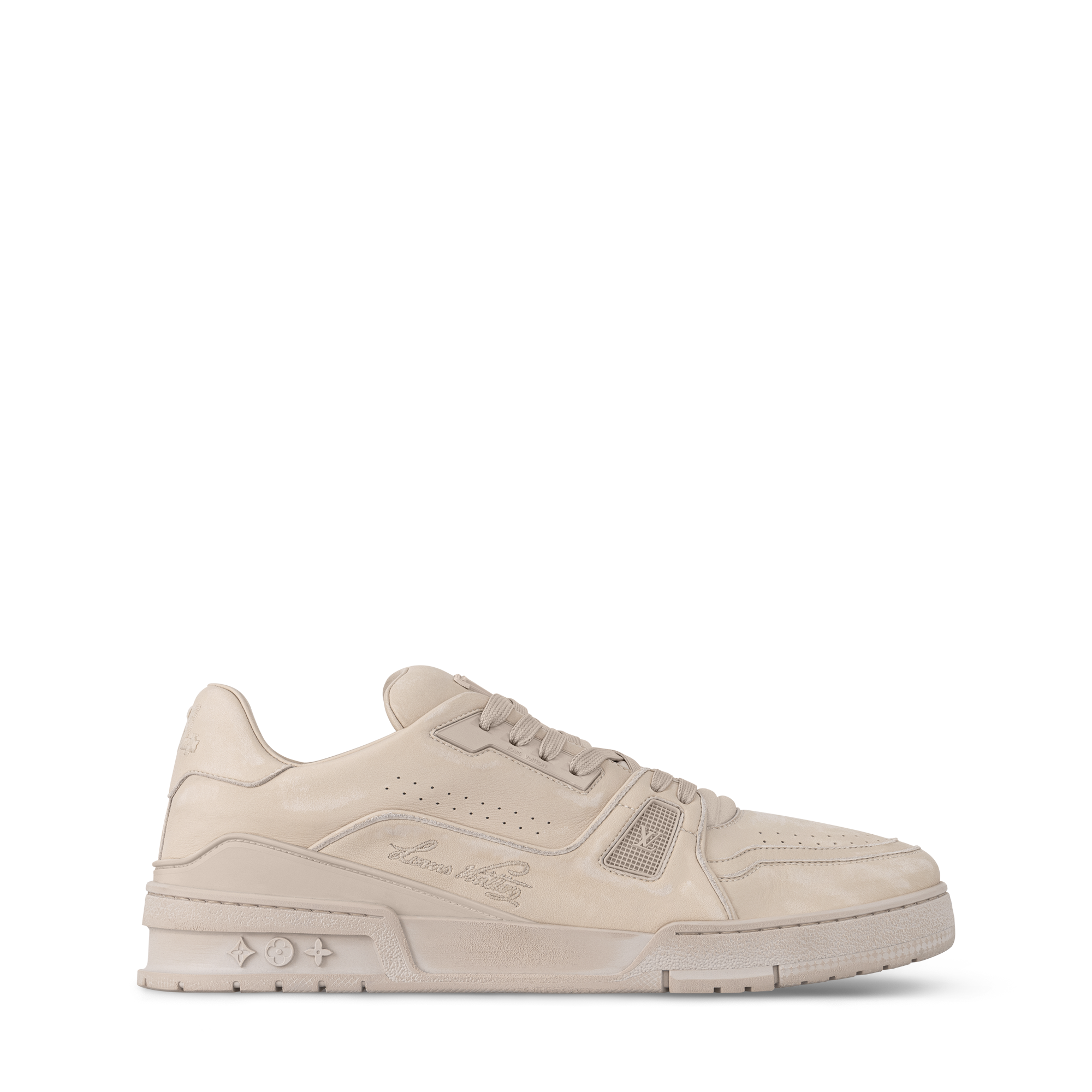 รองเท้าผ้าใบรุ่น LV Trainer Distressed  in ผู้ชาย