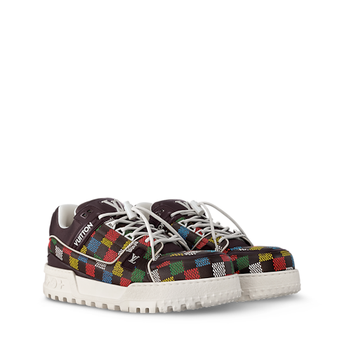 รองเท้าผ้าใบรุ่น LV Trainer Maxi in ผู้ชาย's รองเท้า รองเท้าผ้าใบสำหรับผู้ชาย collections by Louis Vuitton (การย่อ/ขยายผลิตภัณฑ์)