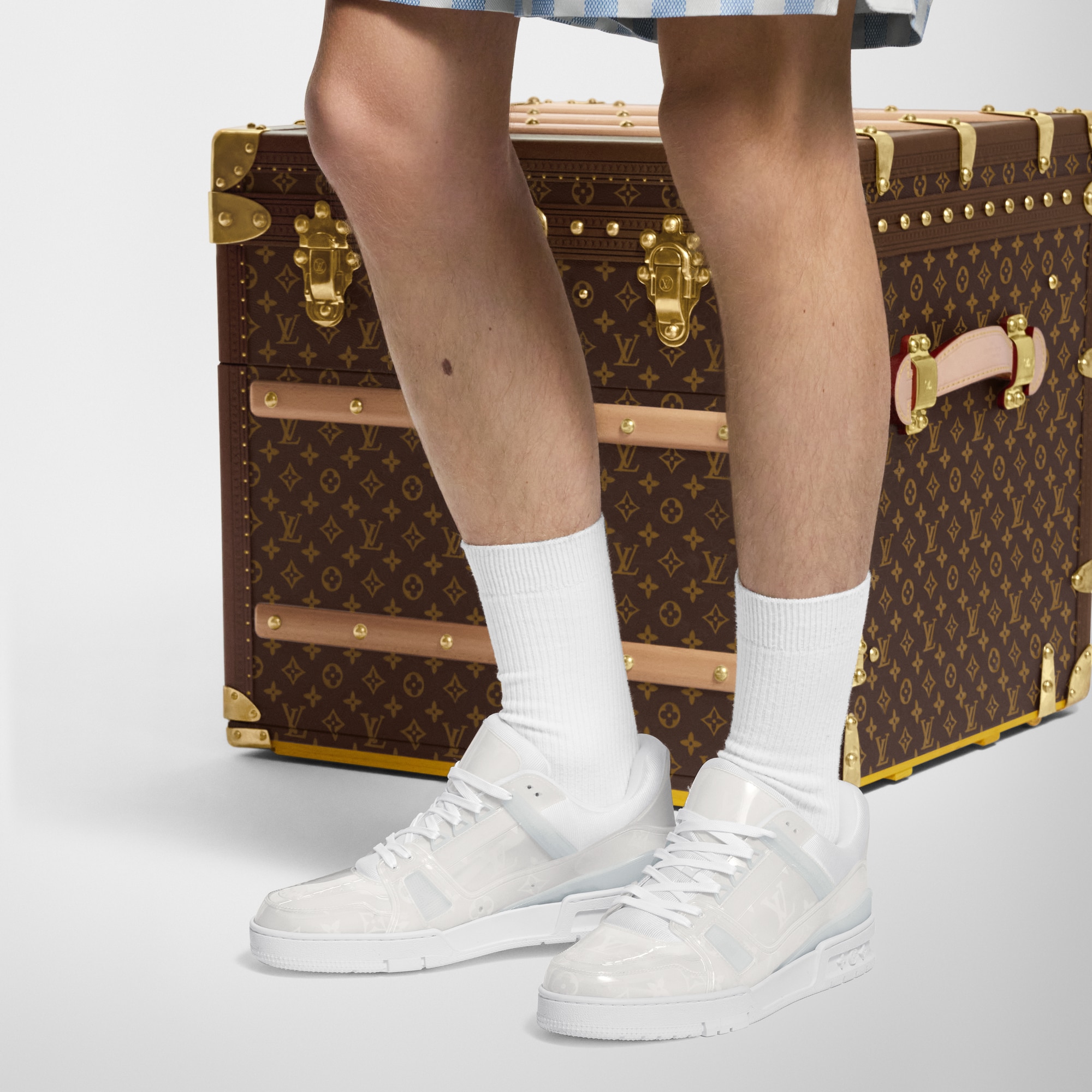 รองเท้าผ้าใบรุ่น LV Trainer  in ผู้ชาย