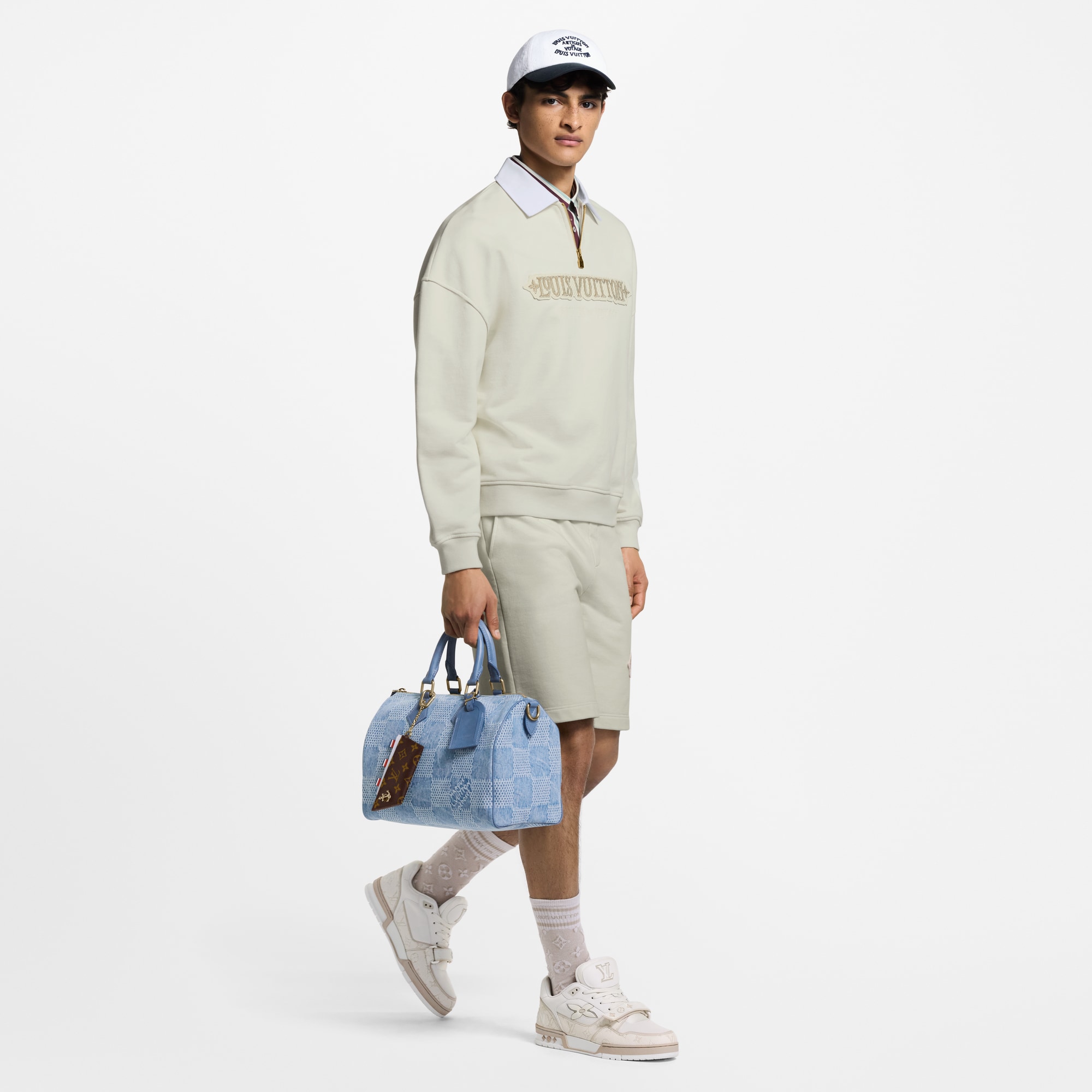 รองเท้าผ้าใบรุ่น LV Trainer  in ผู้ชาย
