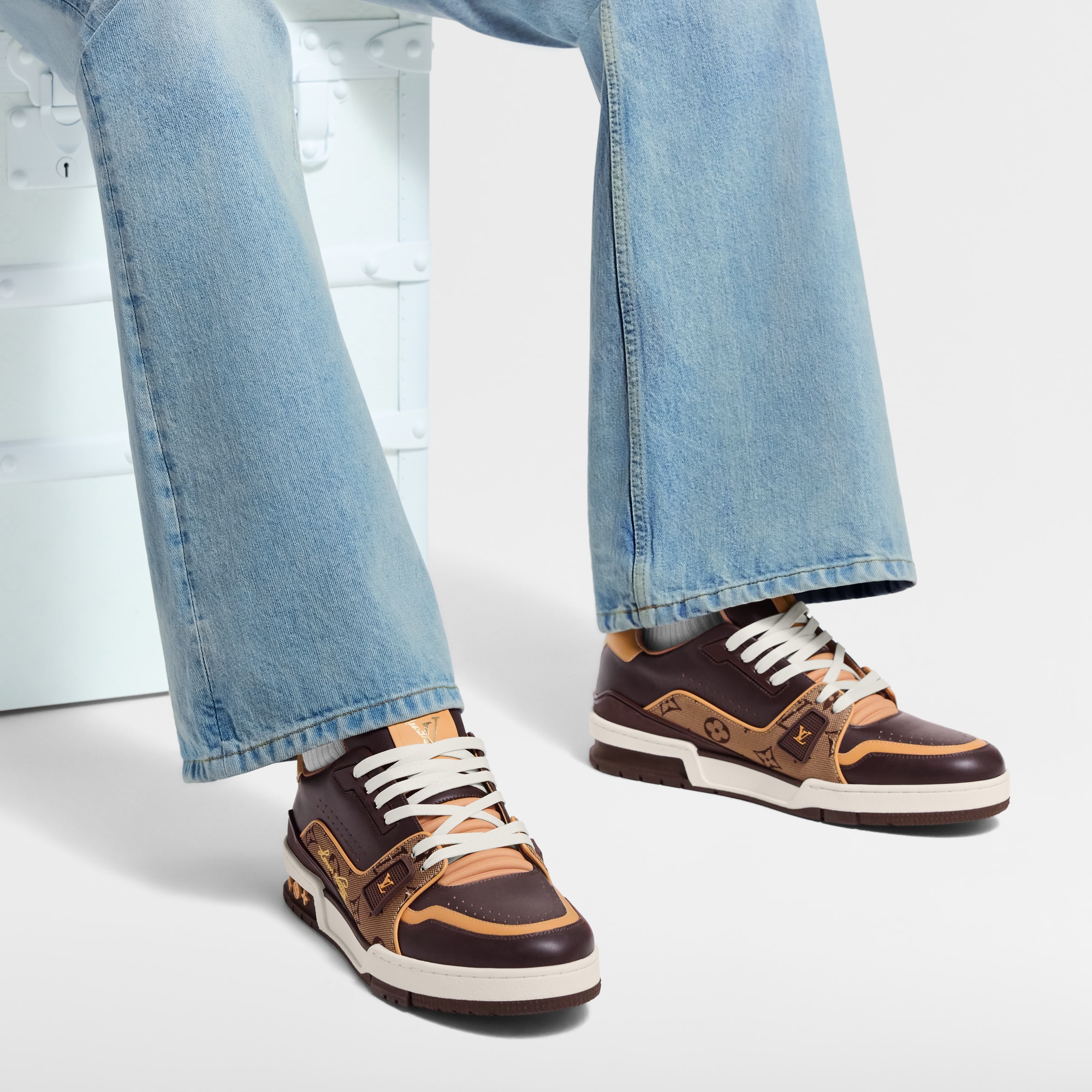 รองเท้าผ้าใบรุ่น LV Trainer  in ผู้ชาย