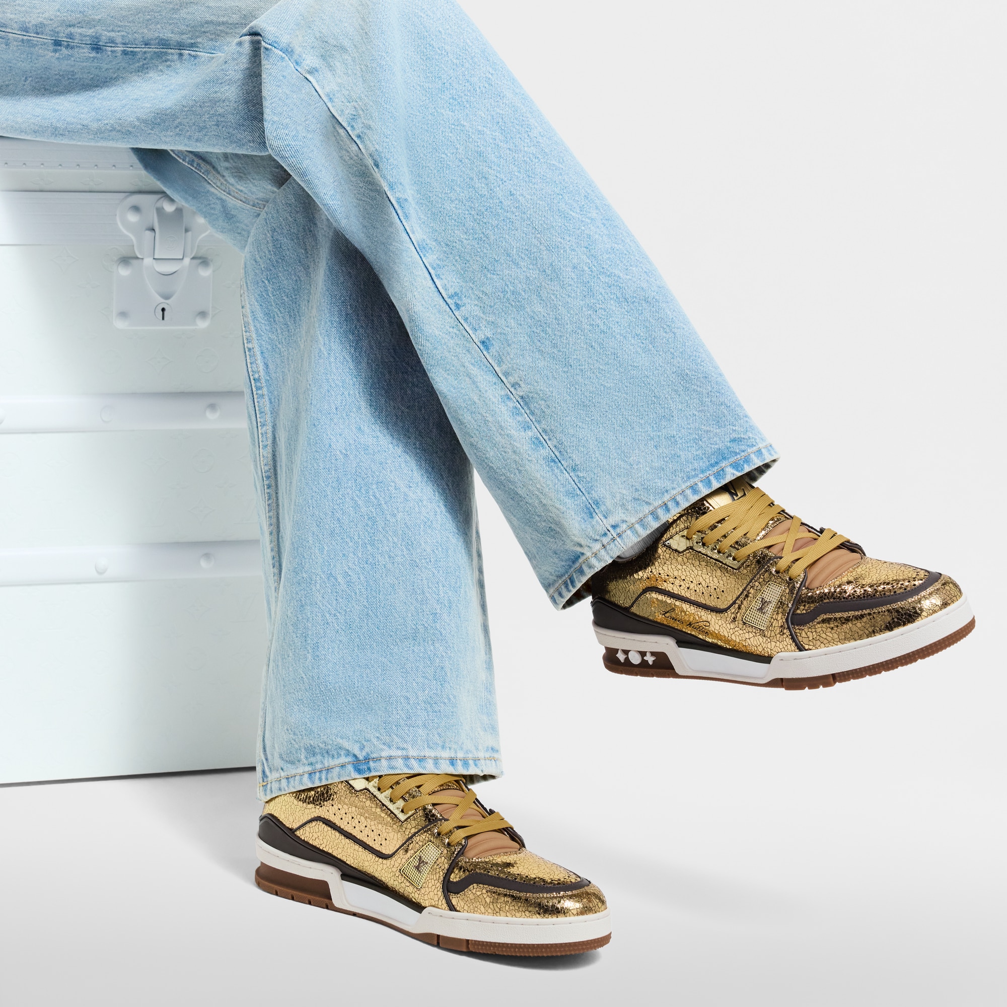 รองเท้าผ้าใบรุ่น LV Trainer  in ผู้ชาย