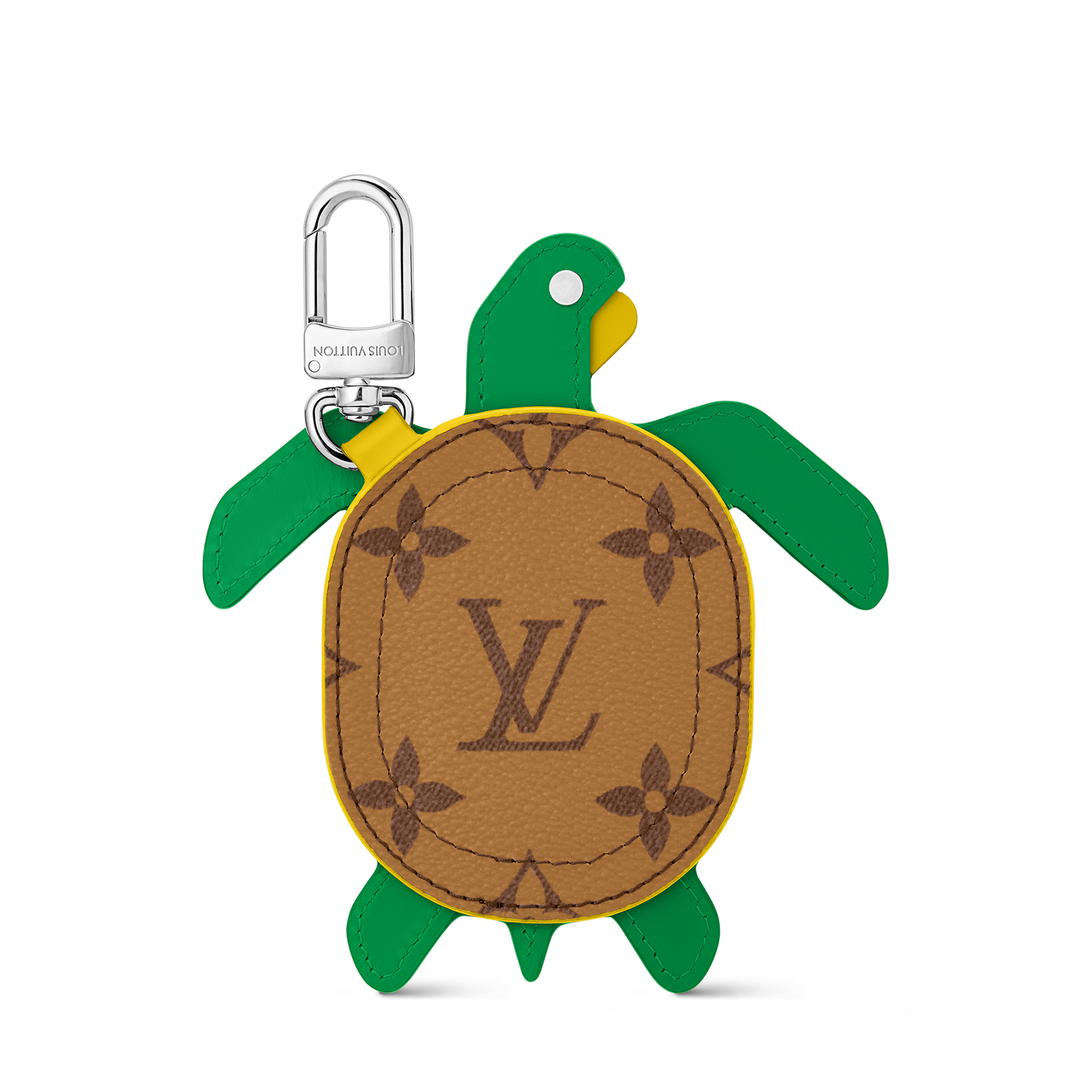 ชาร์มห้อยกระเป๋ารุ่น LV Turtle Pouch . in ผู้ชาย