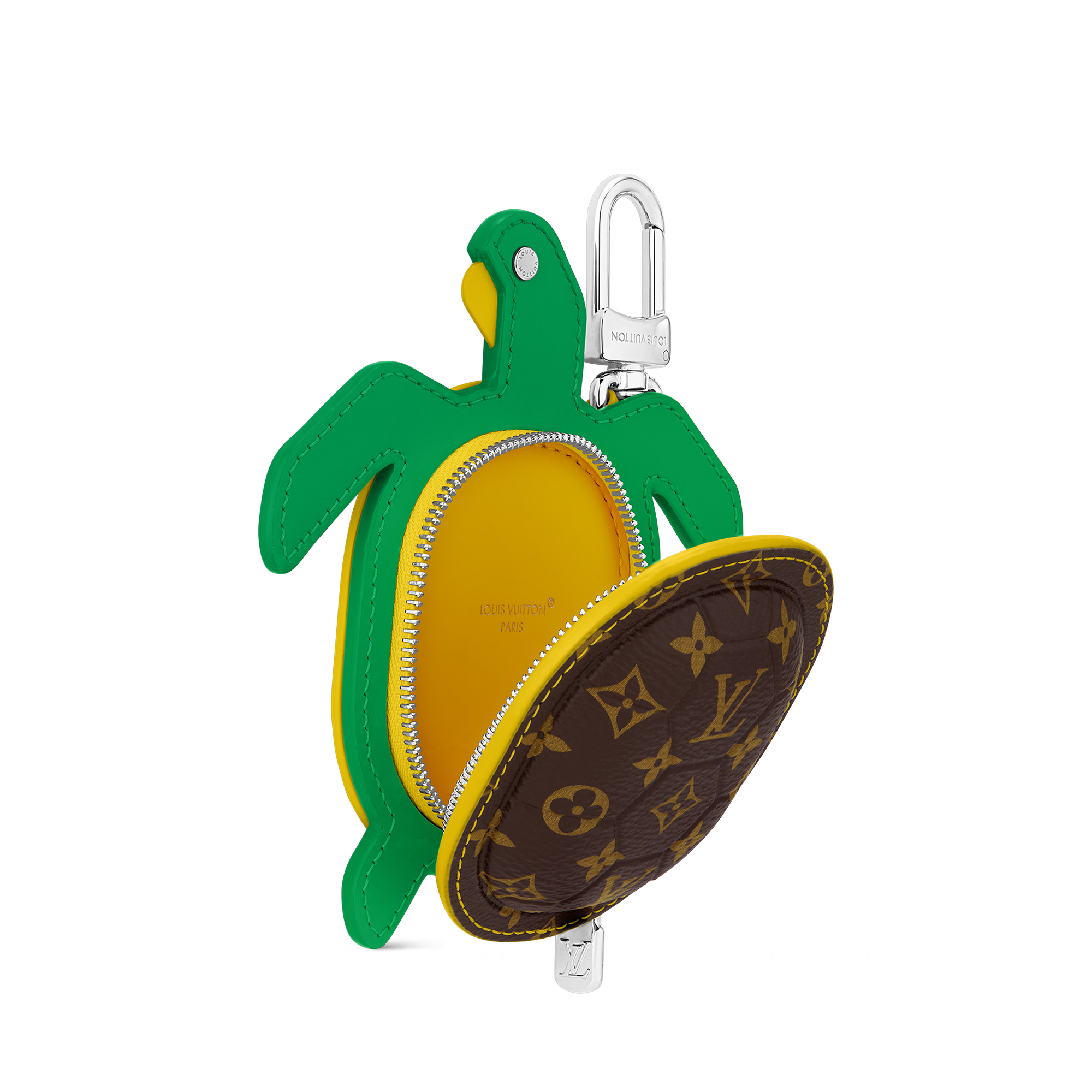 ชาร์มห้อยกระเป๋ารุ่น LV Turtle Pouch . in ผู้ชาย