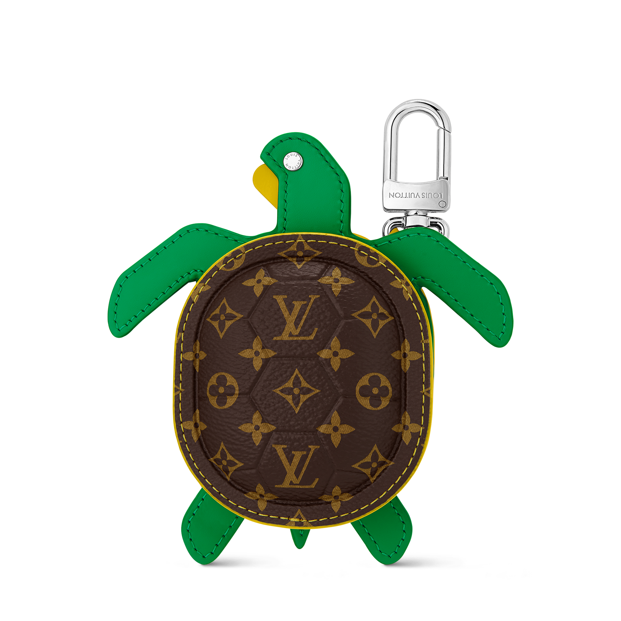 ชาร์มห้อยกระเป๋ารุ่น LV Turtle Pouch . in ผู้ชาย