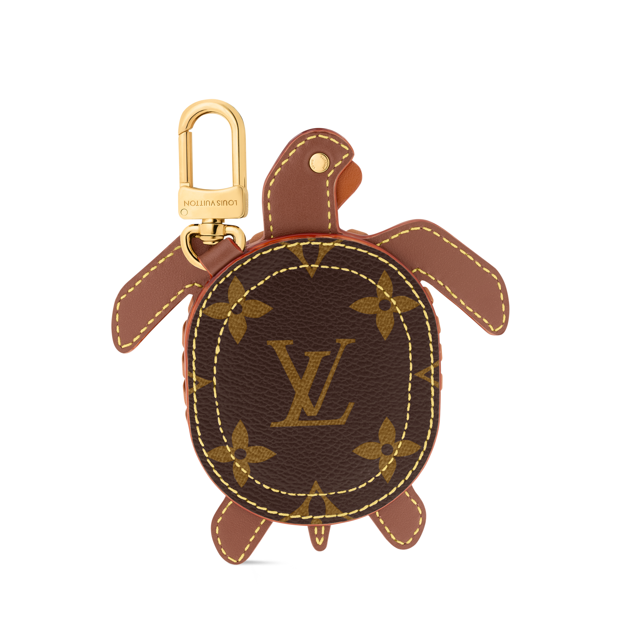 ชาร์มห้อยกระเป๋ารุ่น LV Turtle Pouch . in ผู้ชาย