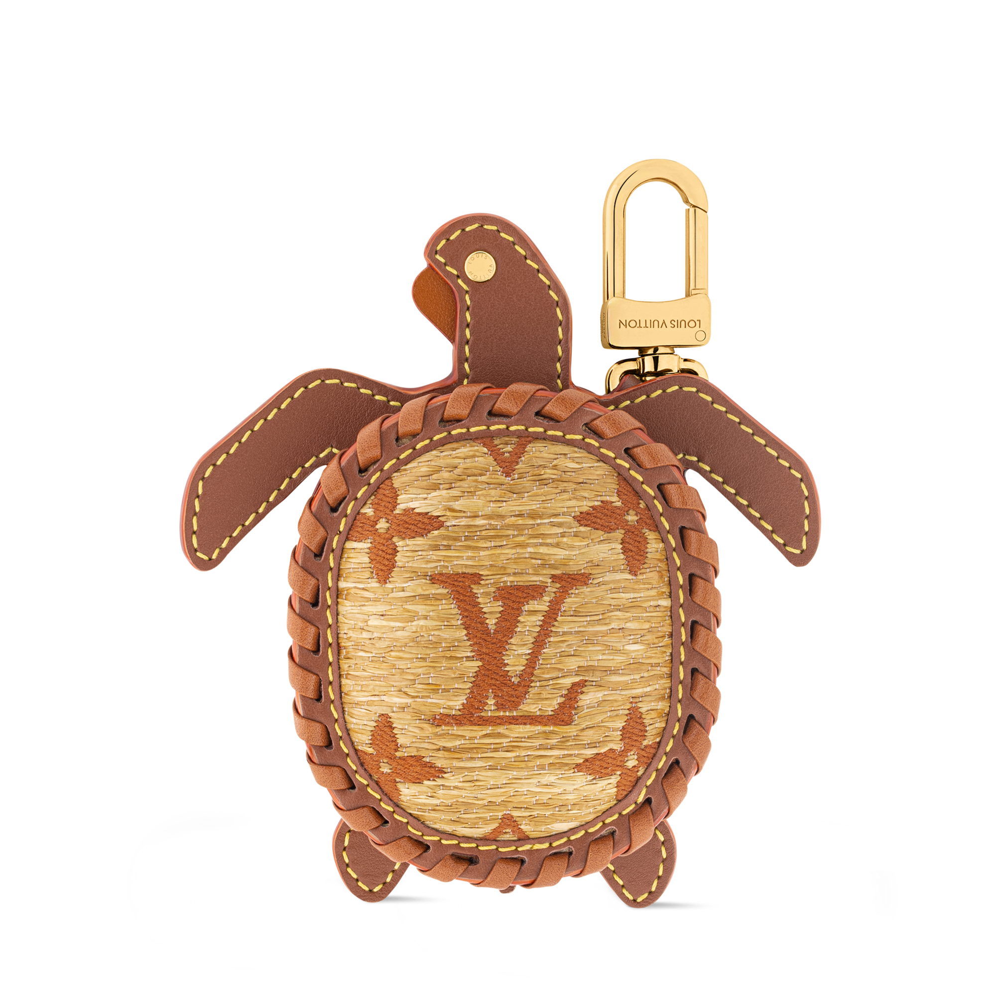 ชาร์มห้อยกระเป๋ารุ่น LV Turtle Pouch . in ผู้ชาย