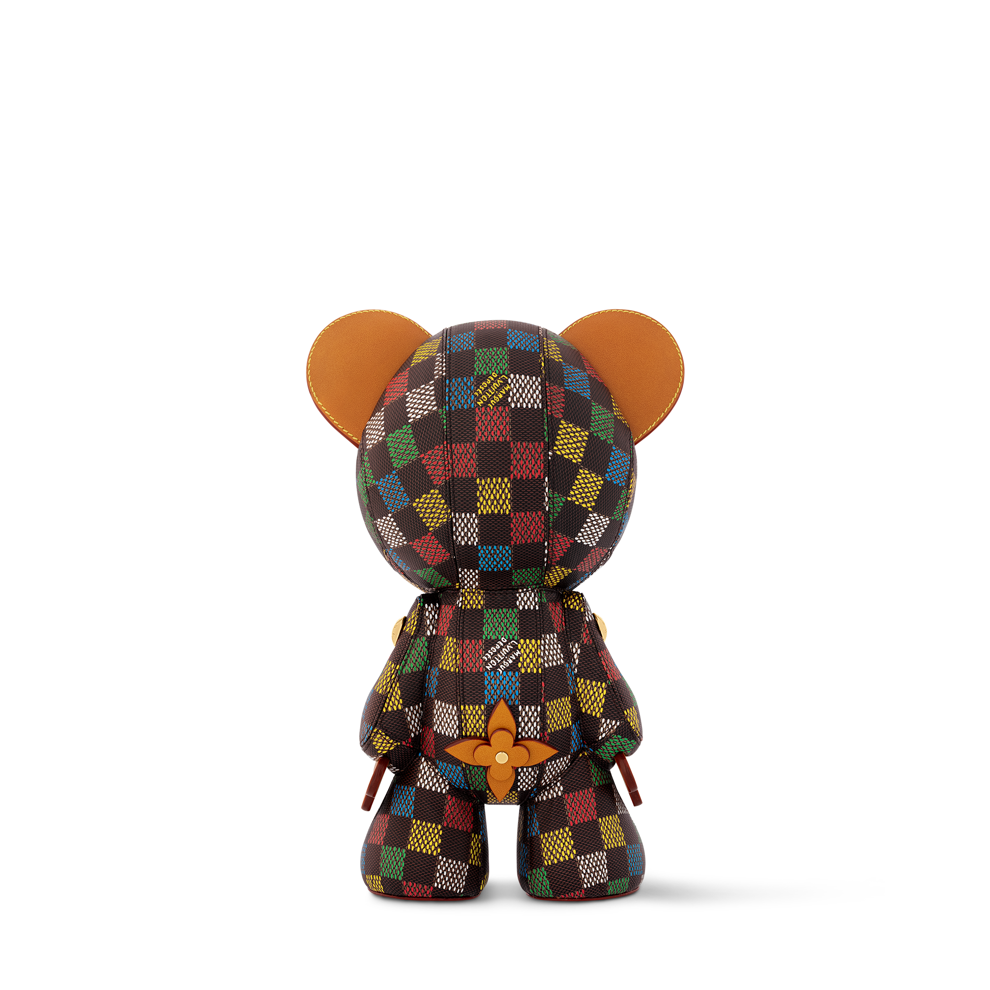 ตุ๊กตาหมีรุ่น LV Vers Damier Louis  in ทรังก์ การเดินทาง และ บ้าน